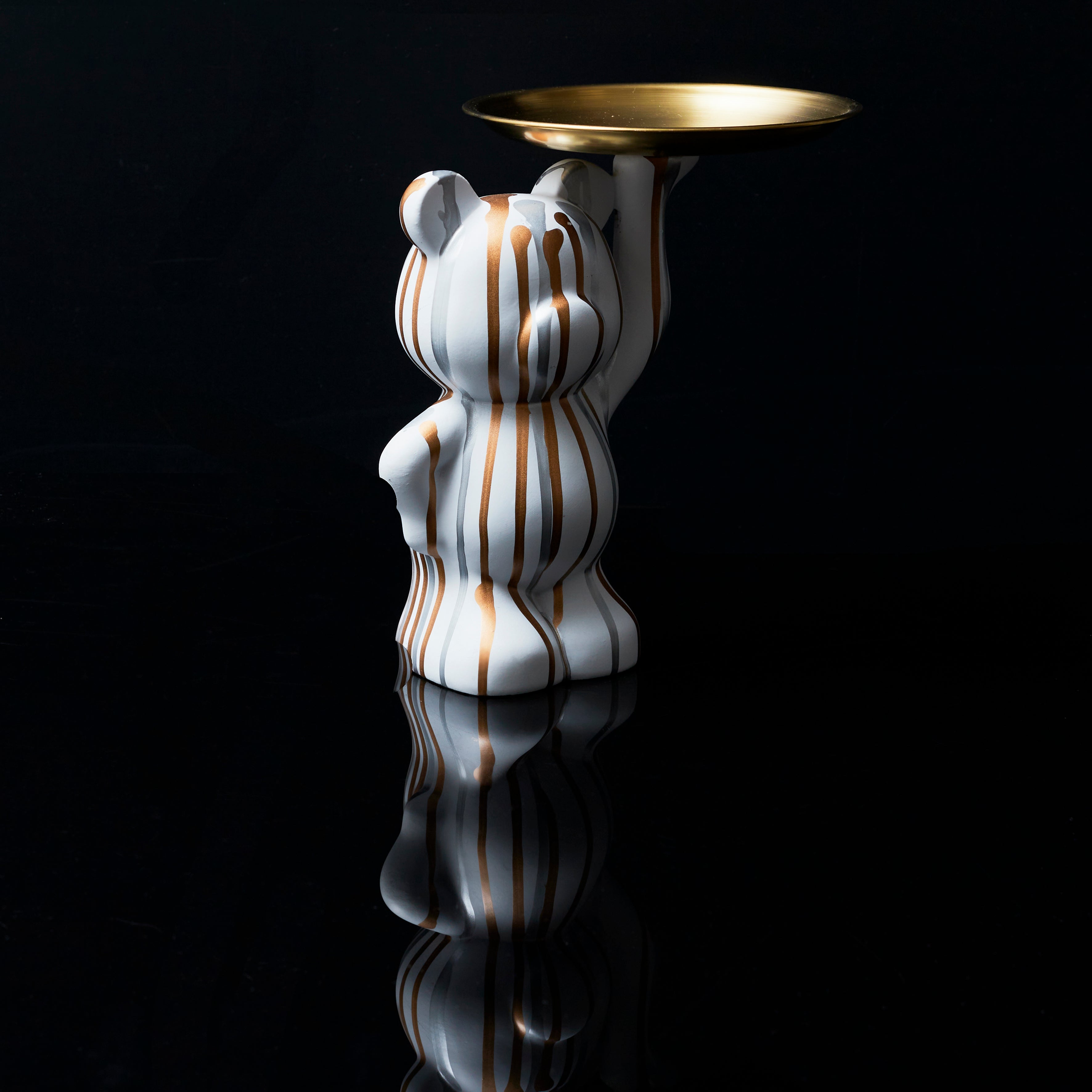 STATUE DECO BLANC VIDE POCHE