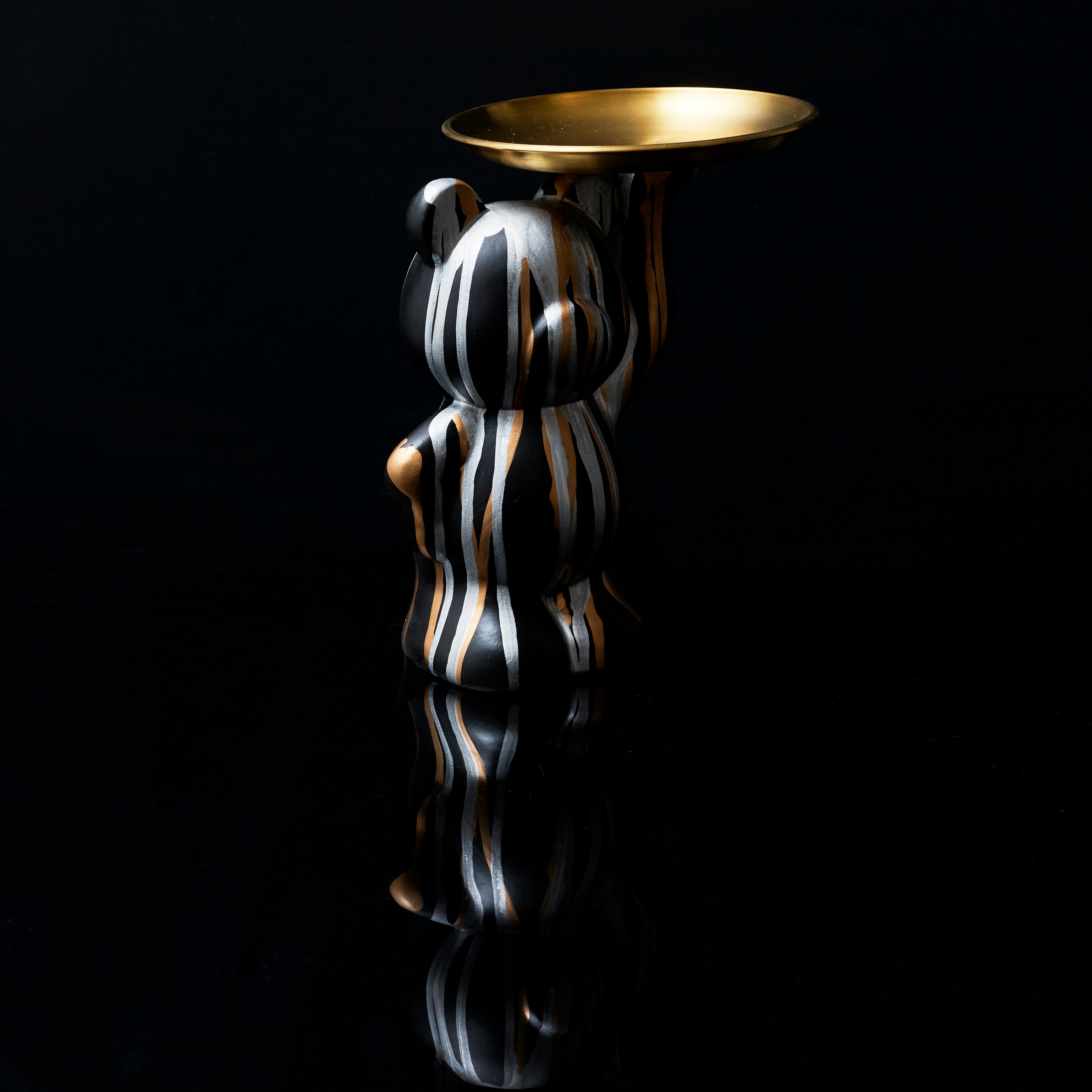 STATUE DECO NOIR VIDE POCHE