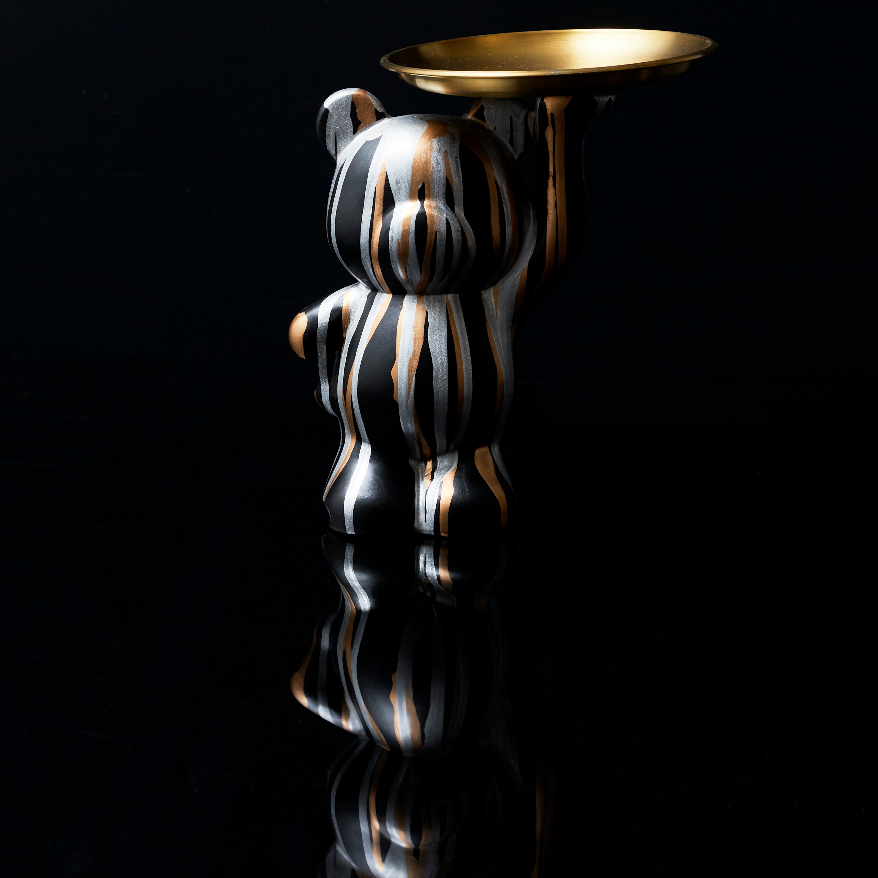 STATUE DECO NOIR VIDE POCHE