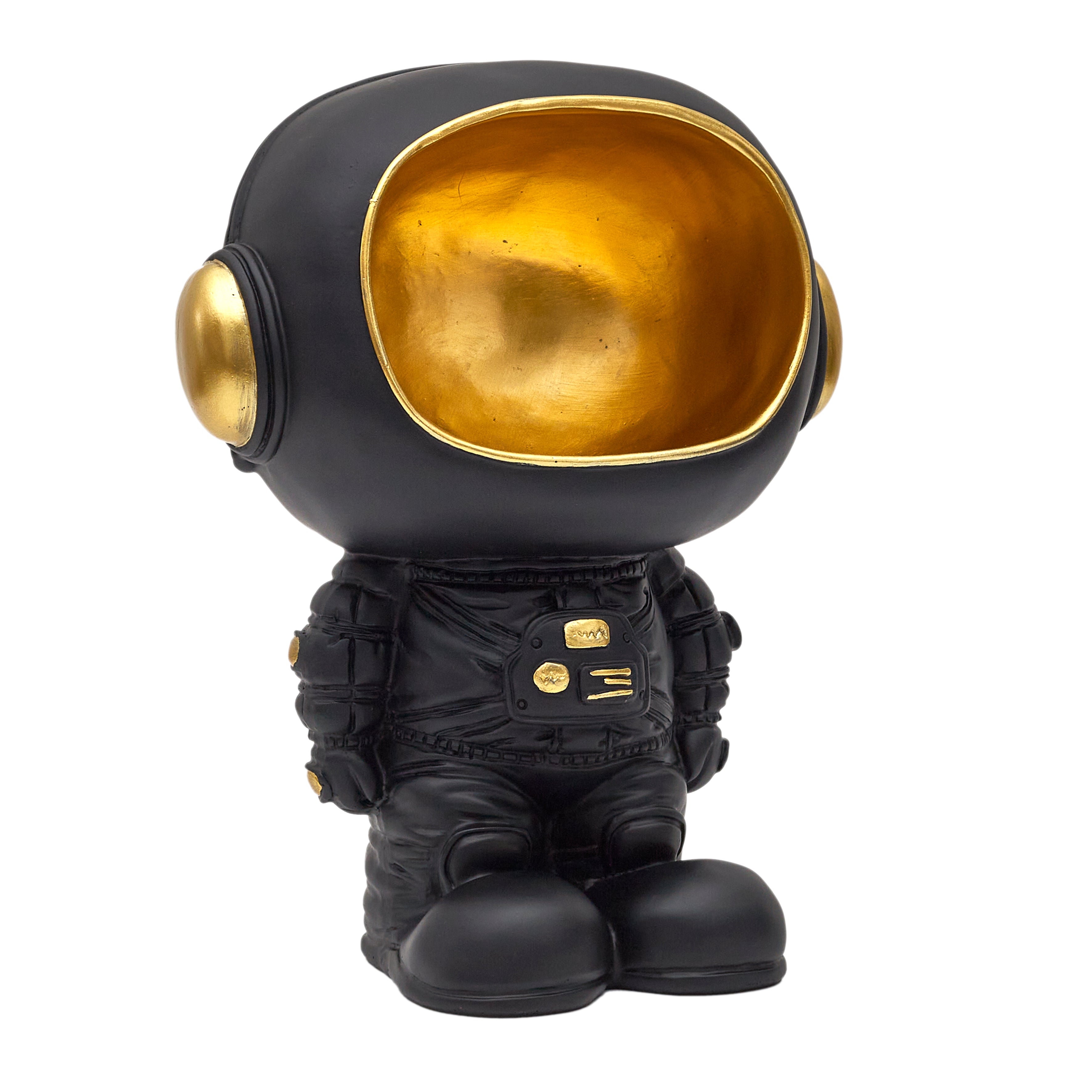 STATUE ASTRONAUTE VIDE POCHE NOIR