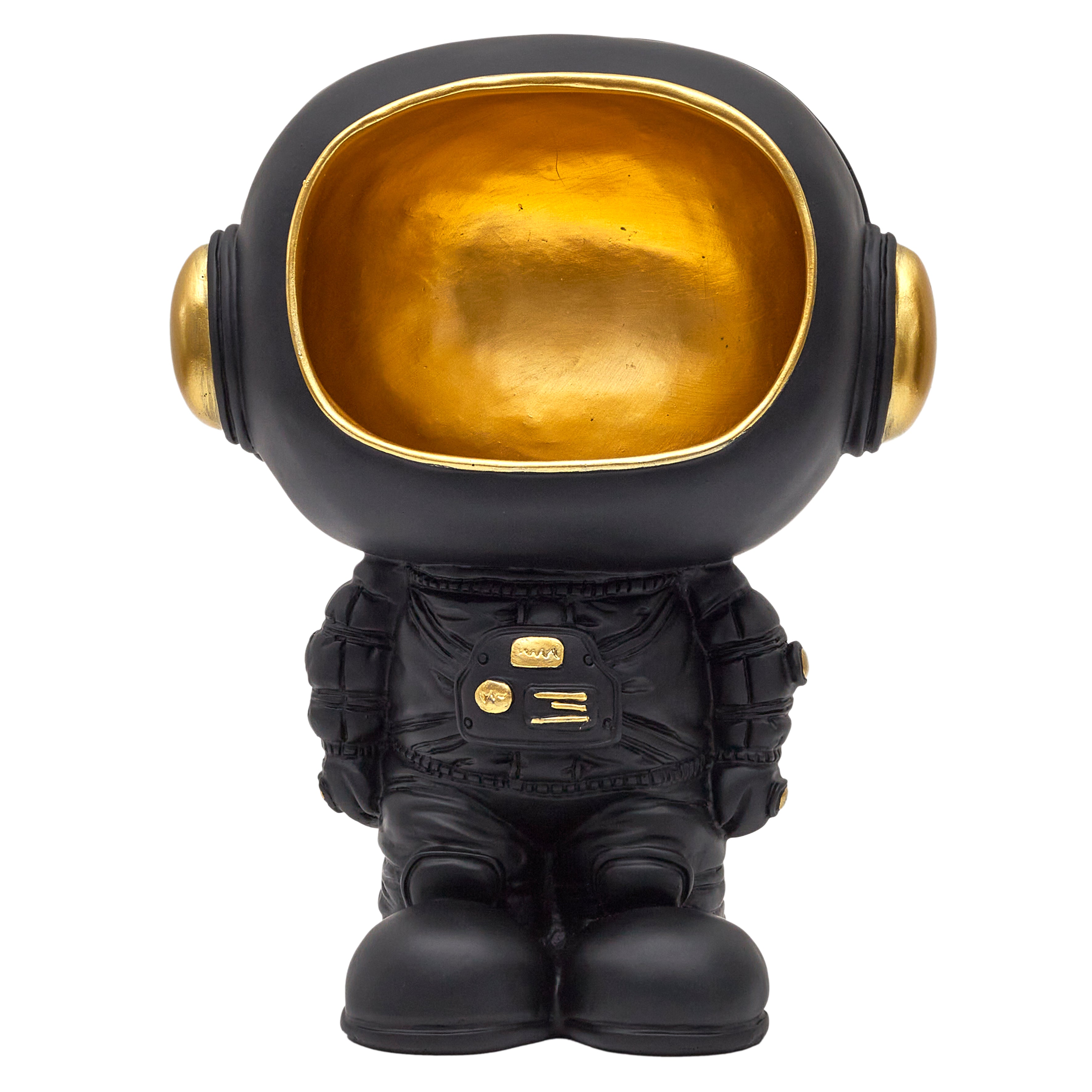 STATUE ASTRONAUTE VIDE POCHE NOIR