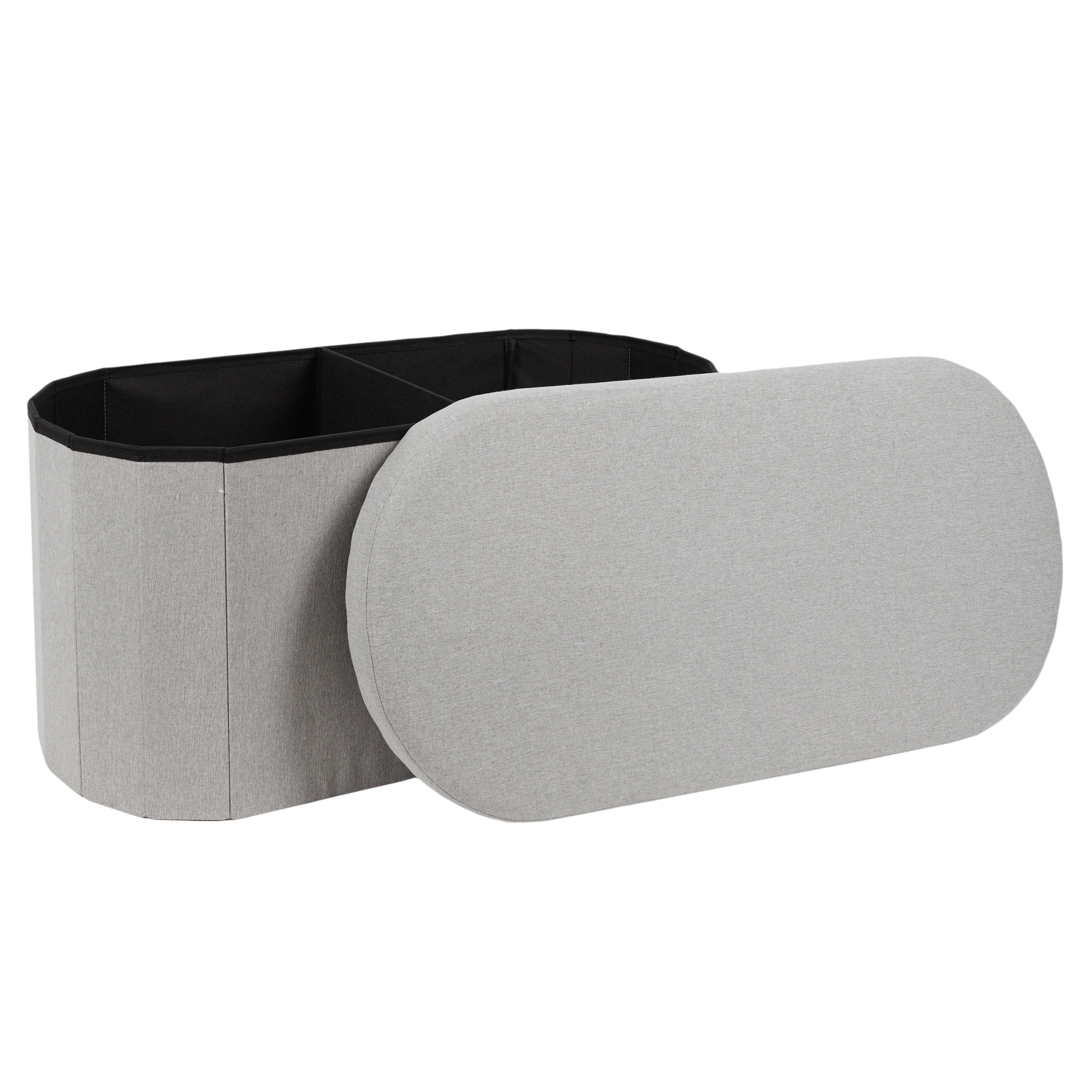 COFFRE BANC PLIABLE GRIS PILLS