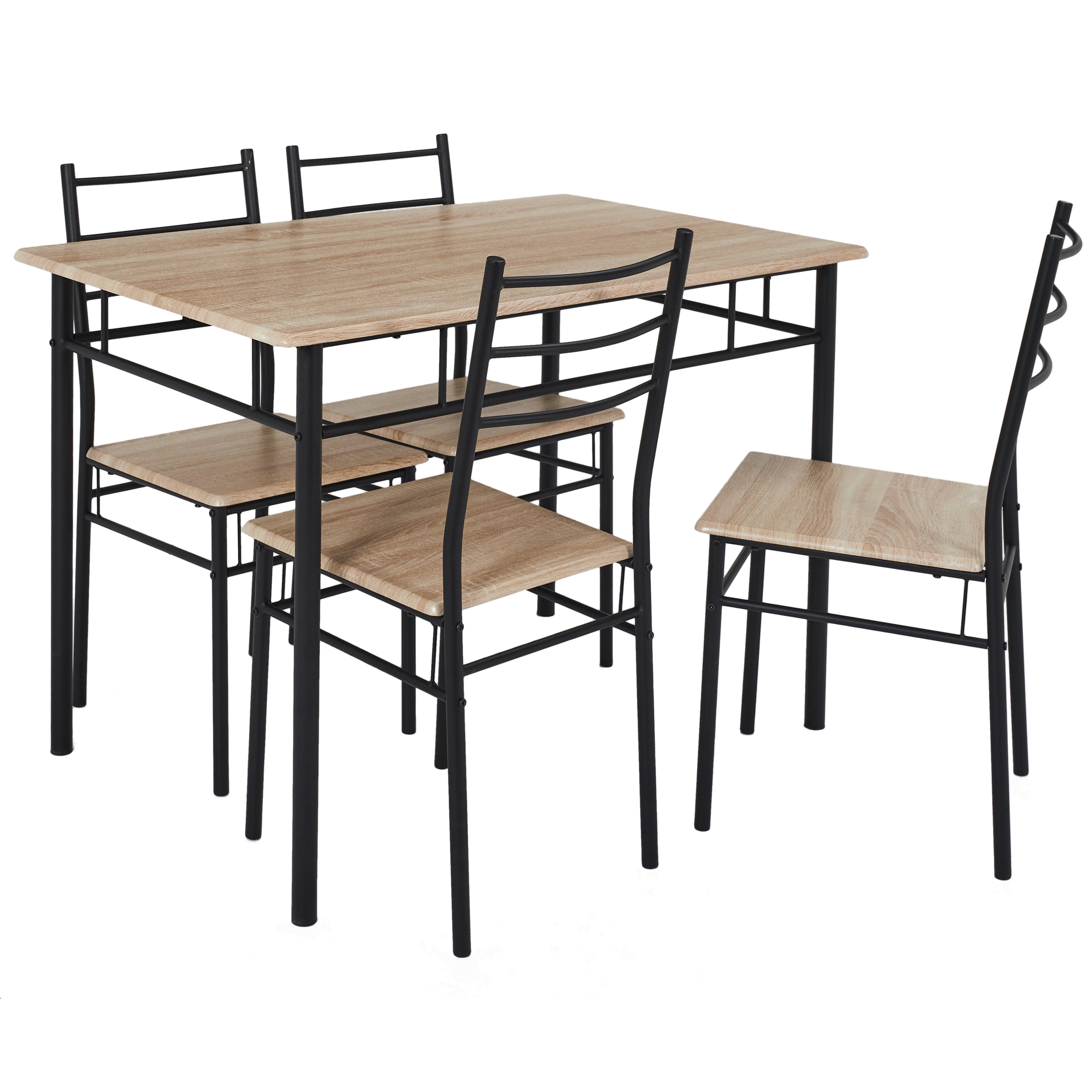 TABLE ET 4 CHAISES LOKA