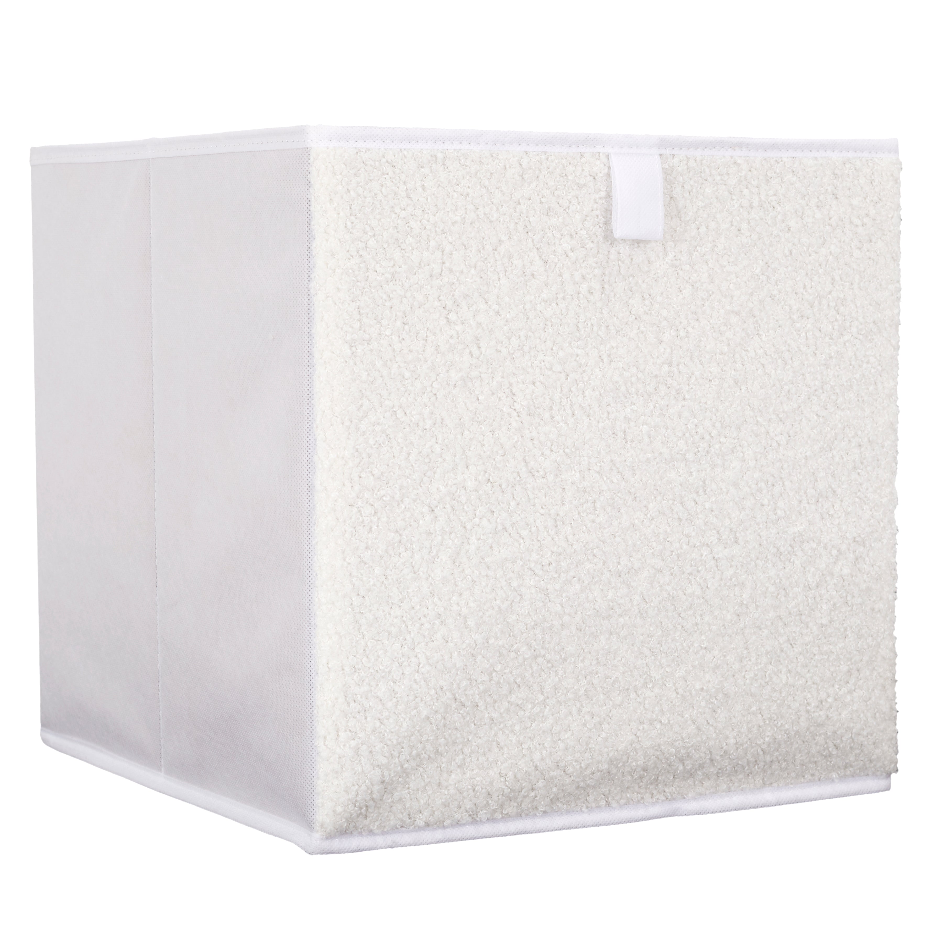 CUBE DE RANGEMENT PLIABLE 30X30CM BOUCLETTE