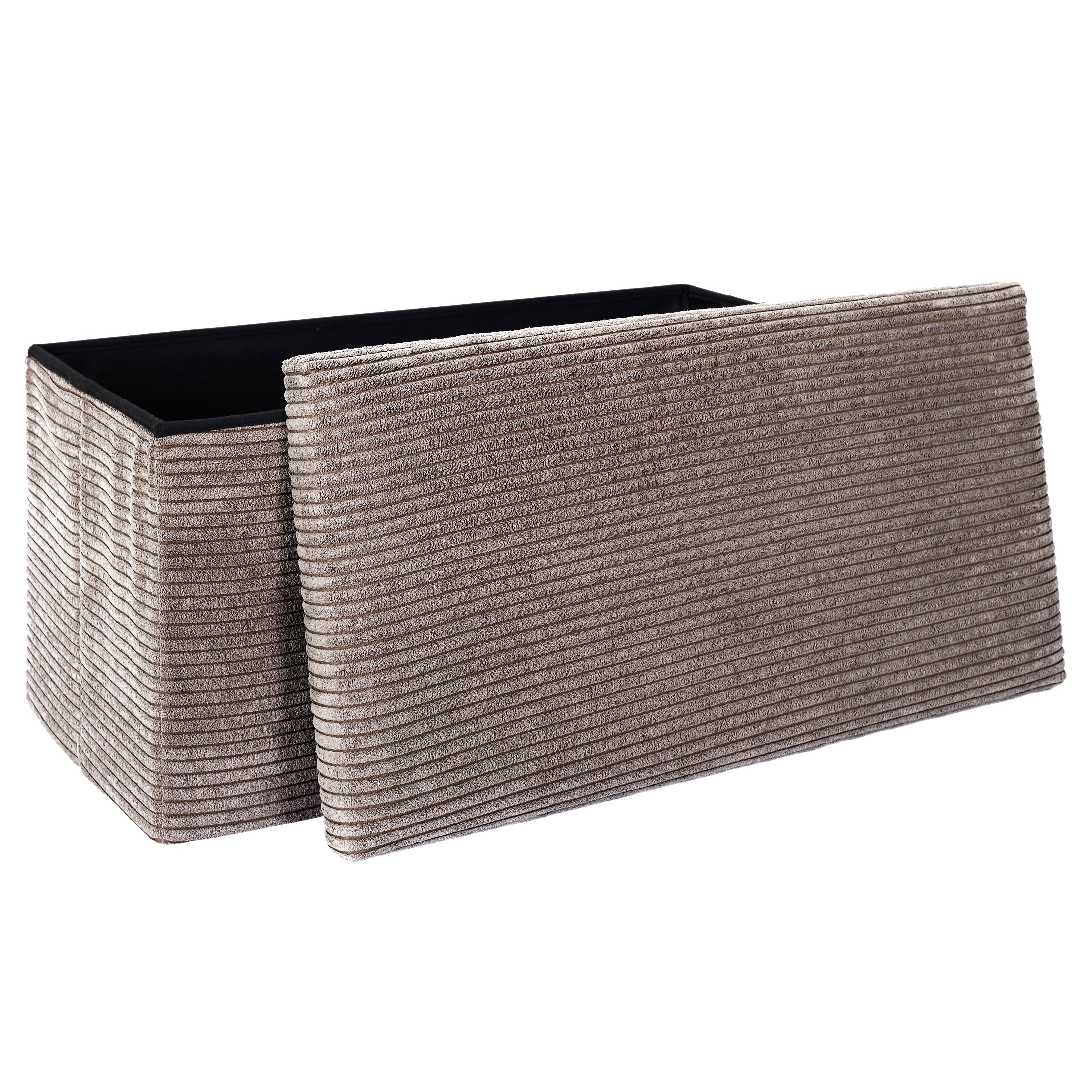 COFFRE BANC PLIABLE COTELE SCOTT TAUPE