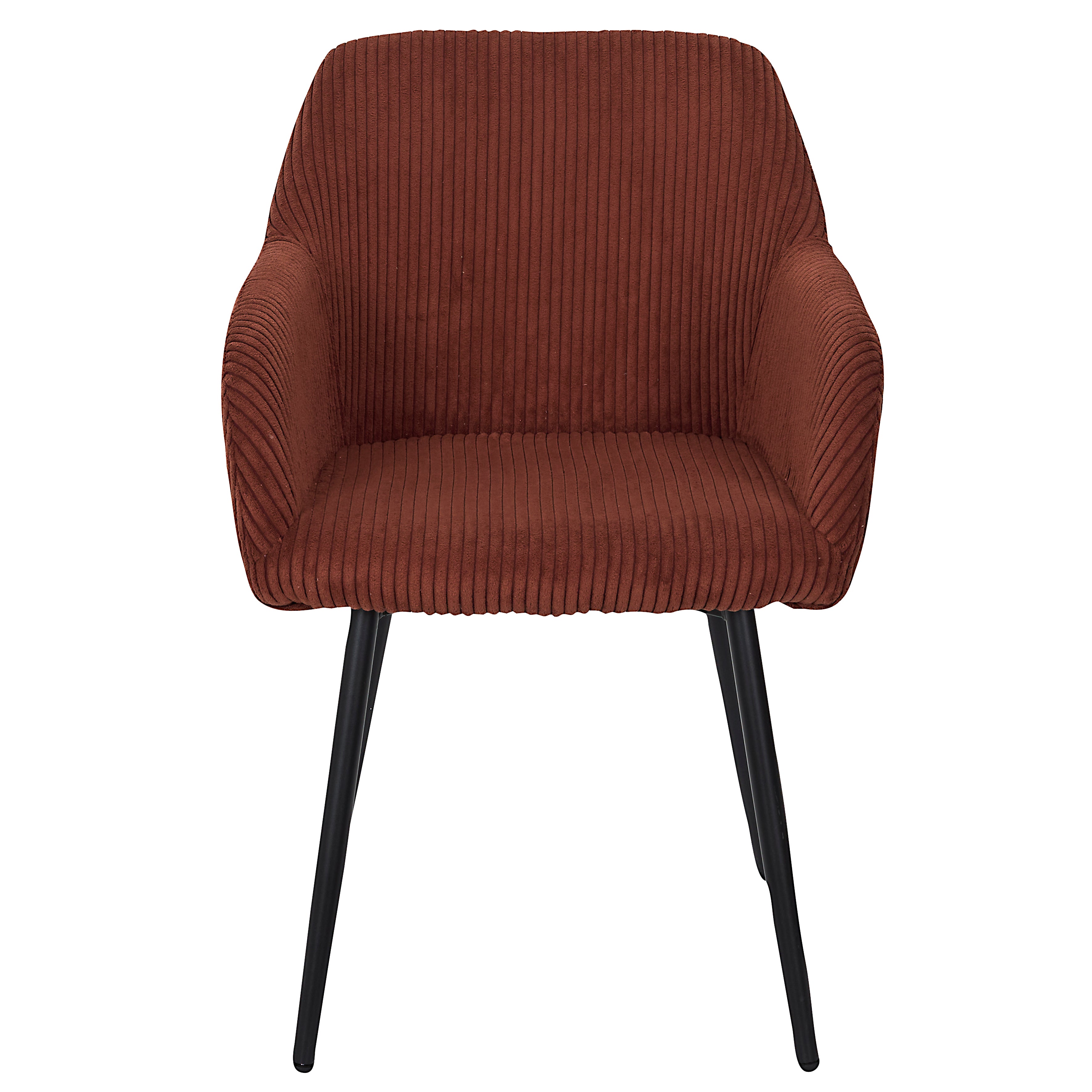 FAUTEUIL COTELE SCOTT TERRACOTTA - LOT DE 2