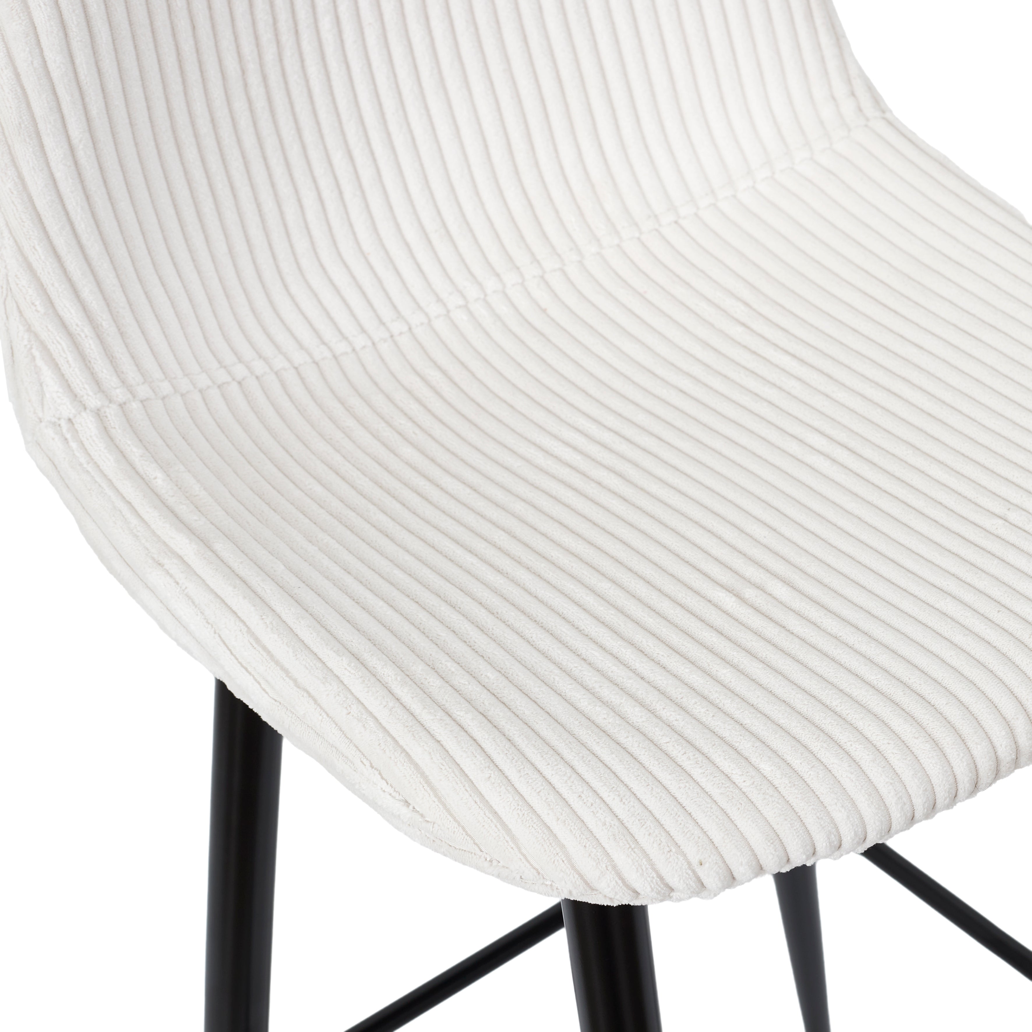 CHAISE DE BAR COTELE SCOTT BEIGE - LOT DE 2
