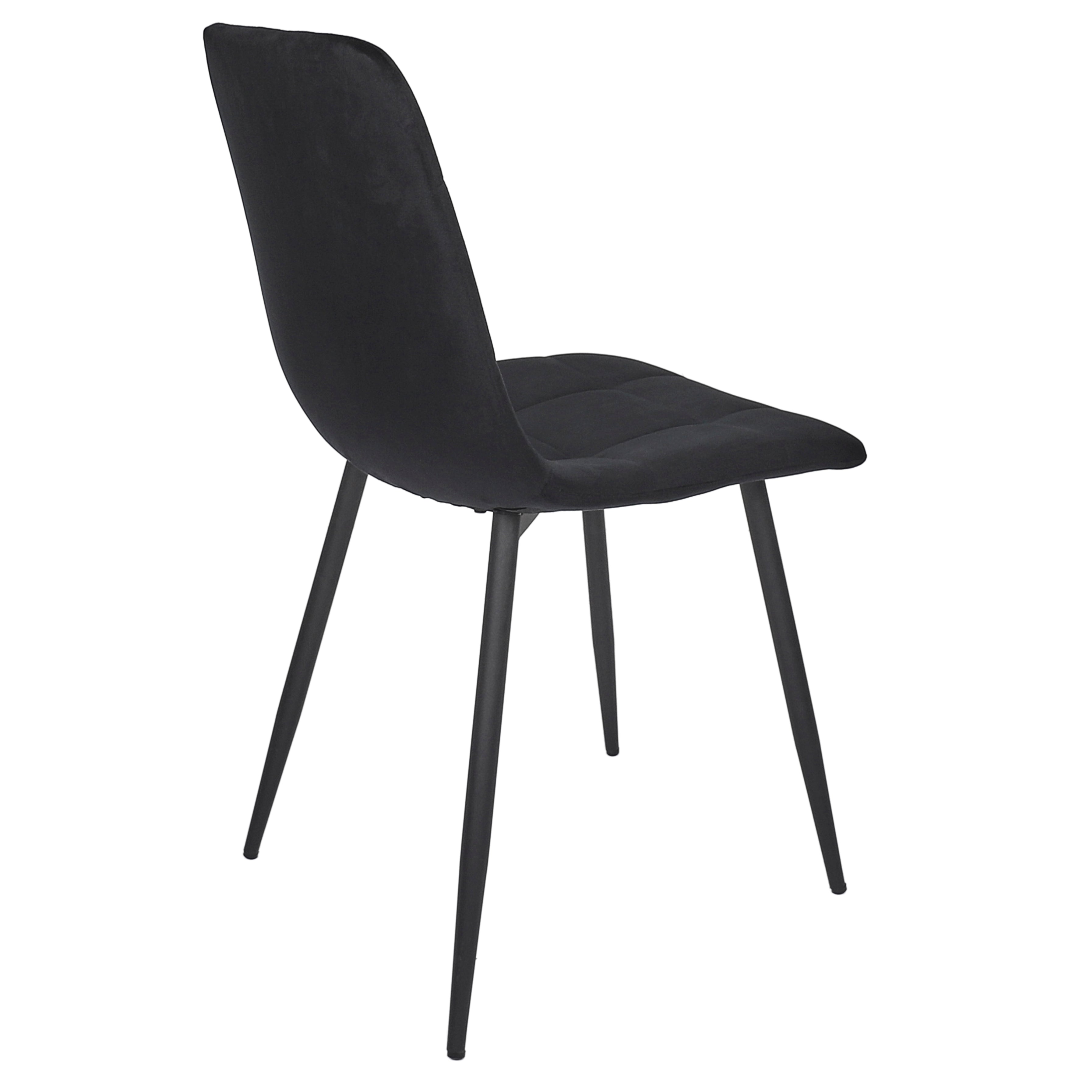 CHAISE MATEO NOIR - LOT DE 4