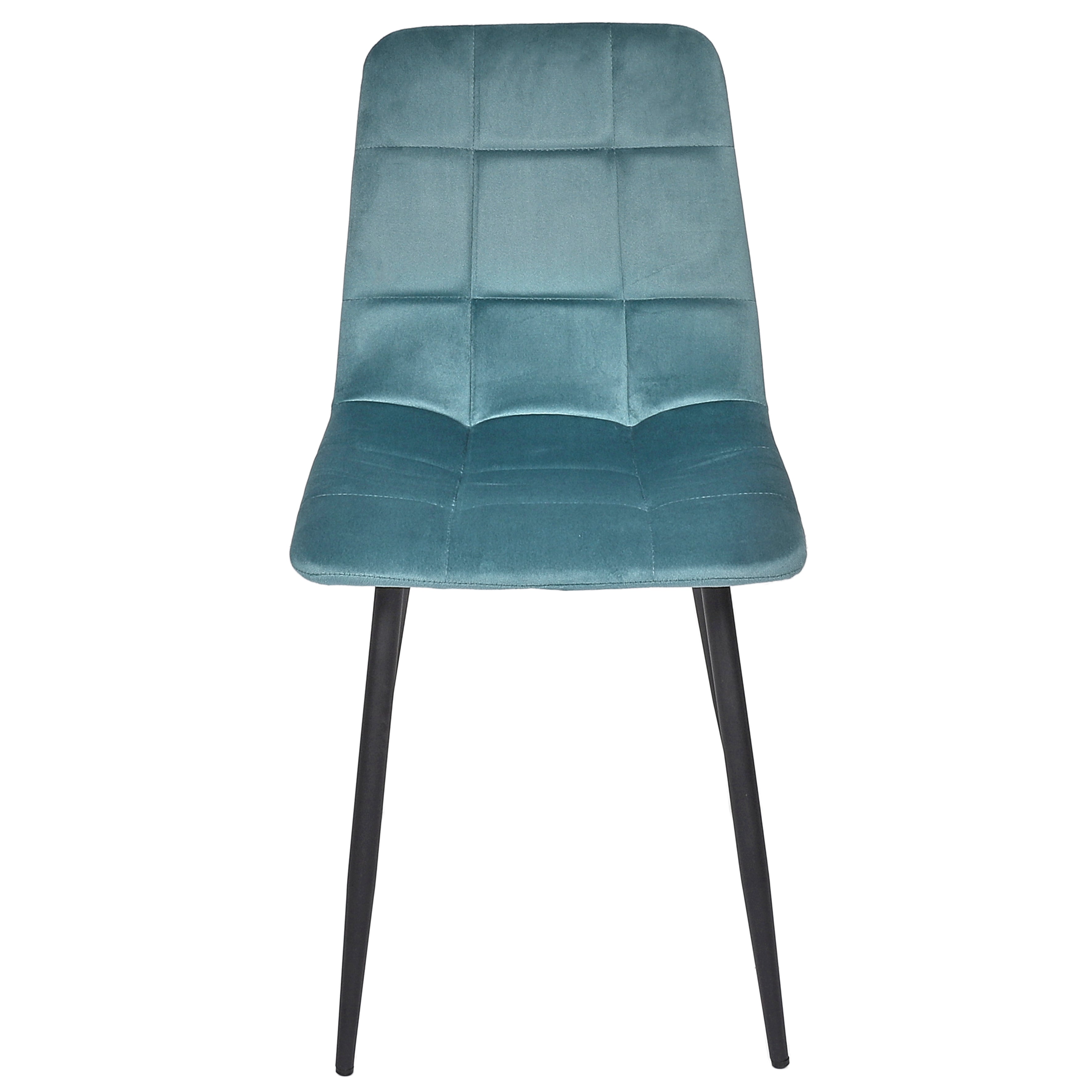 CHAISE MATEO BLEU CANARD - LOT DE 4