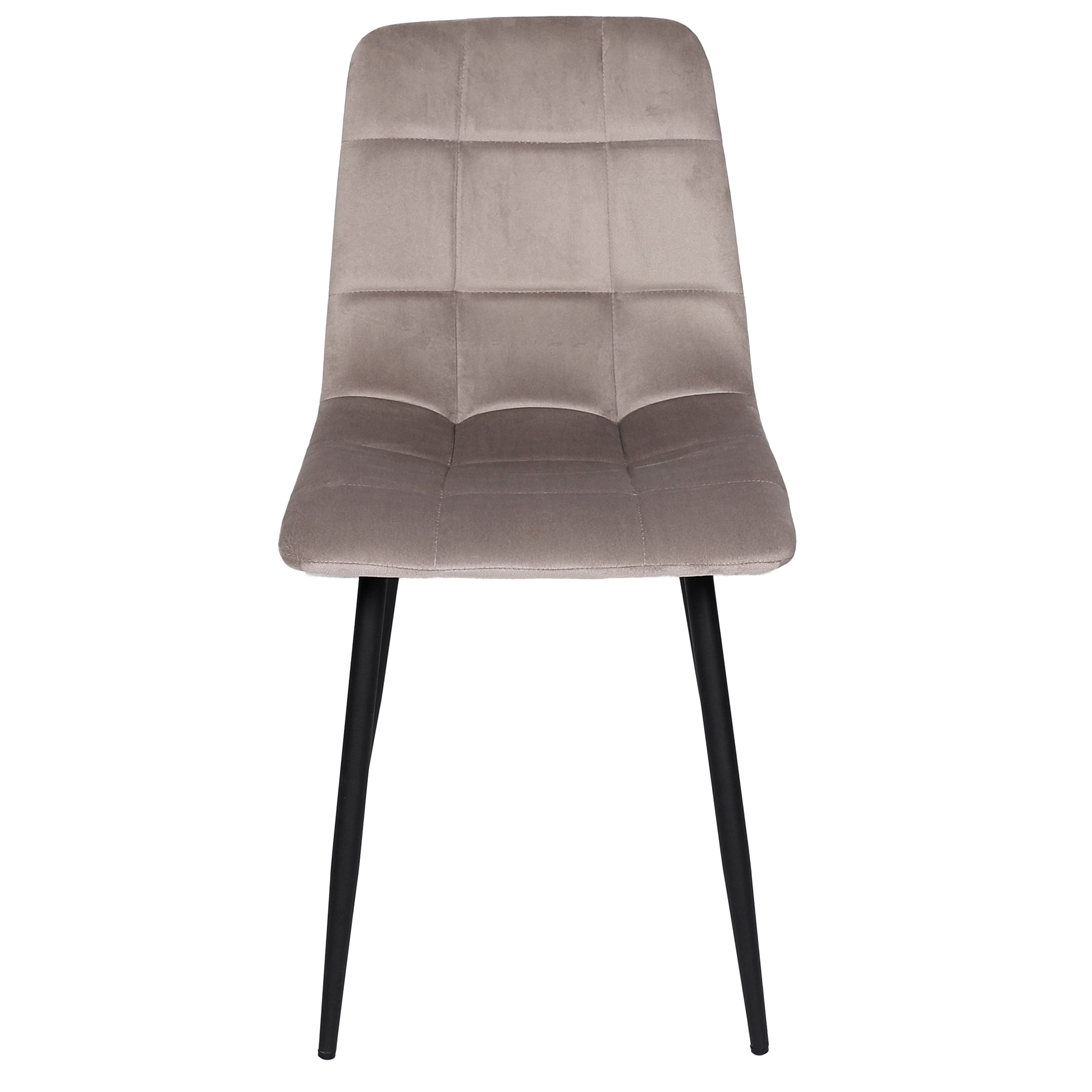 CHAISE MATEO TAUPE - LOT DE 4