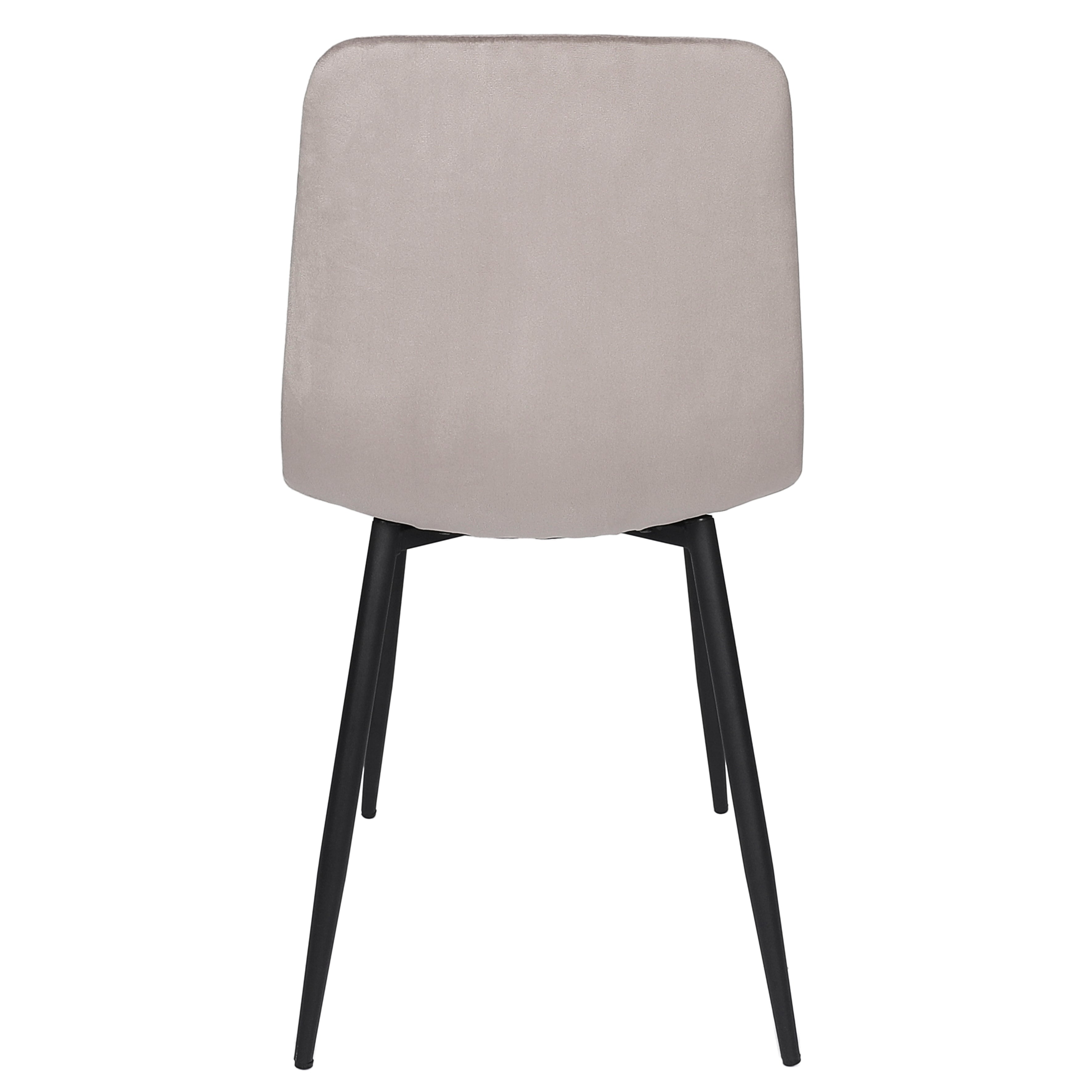 CHAISE MATEO TAUPE - LOT DE 4