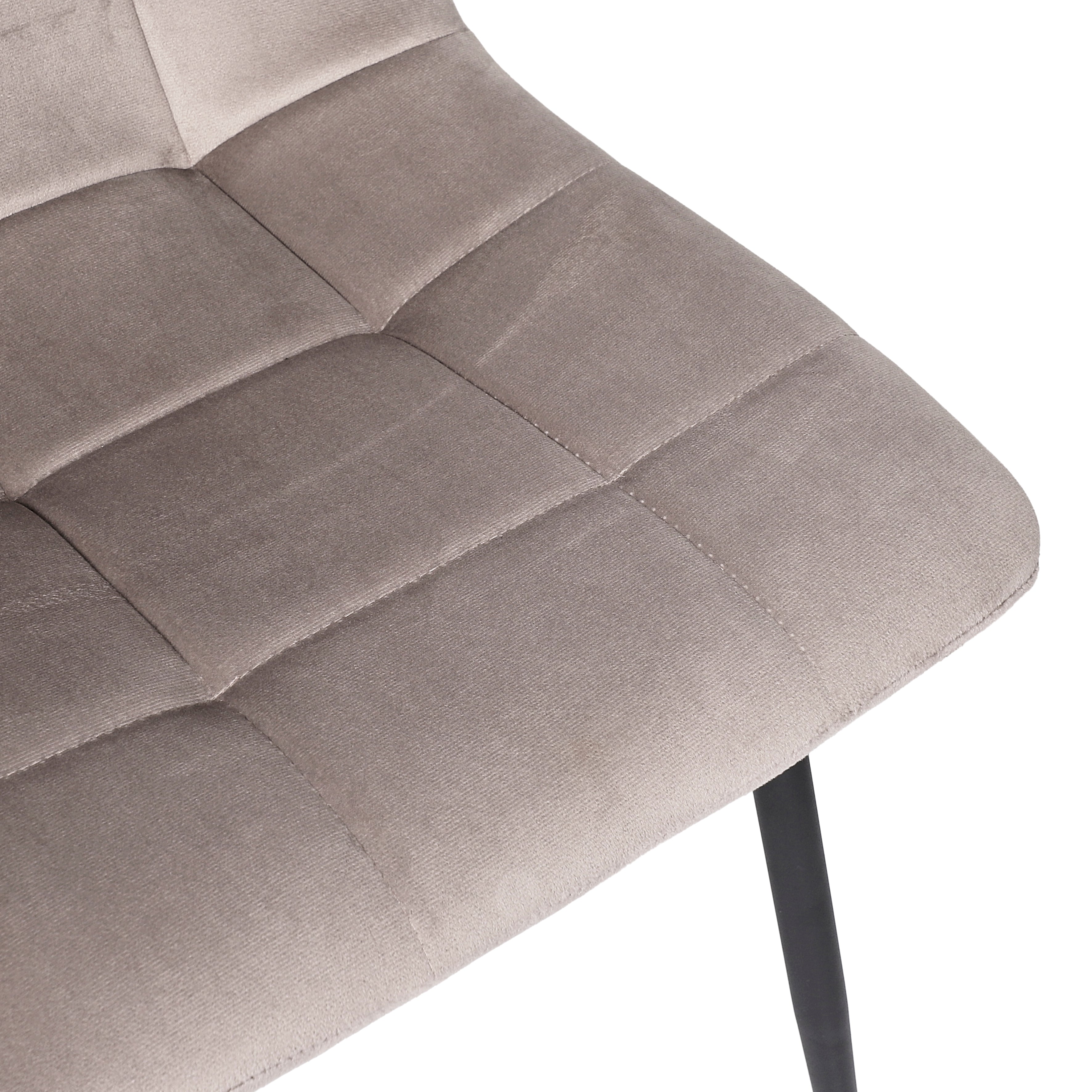 CHAISE MATEO TAUPE - LOT DE 4