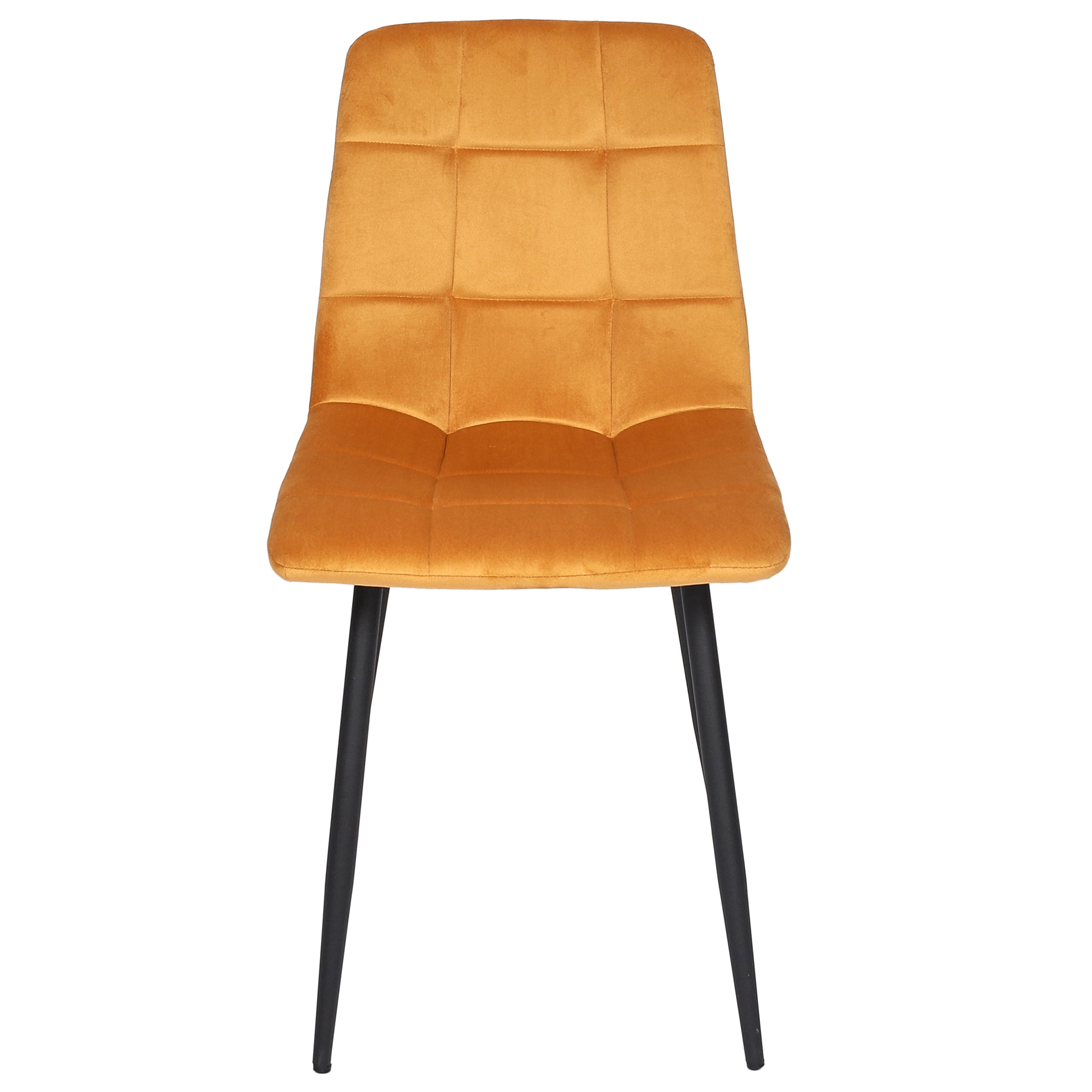 CHAISE MATEO JAUNE MOUTARDE - LOT DE 4