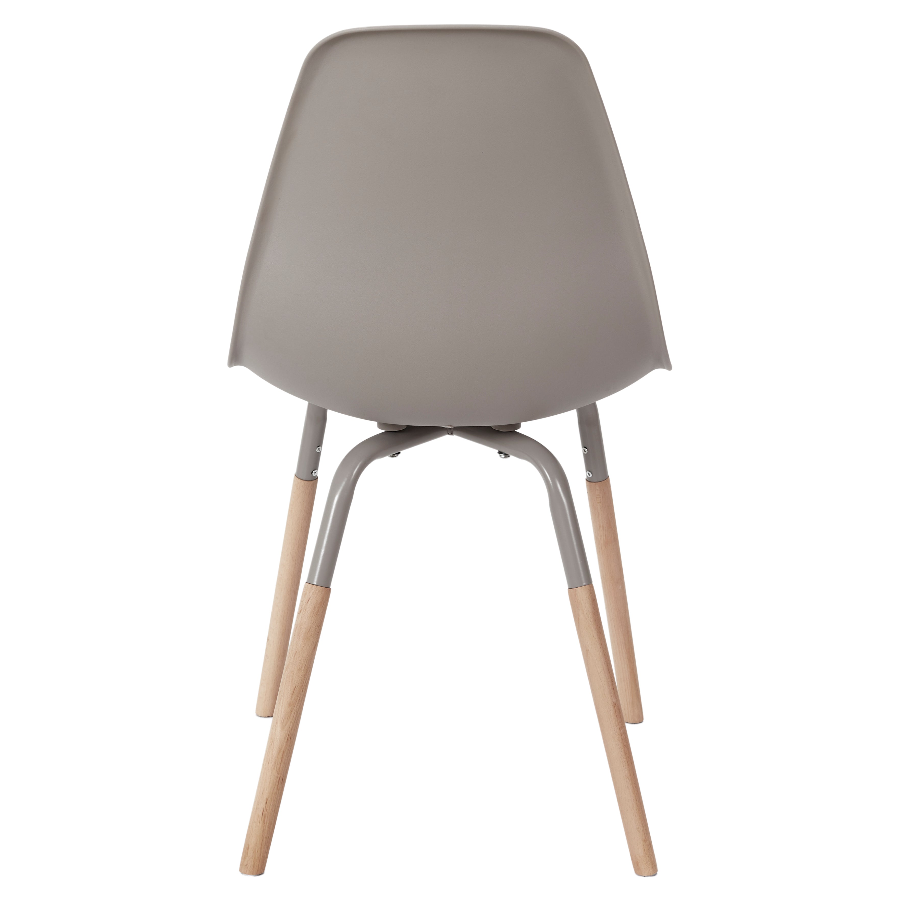 CHAISE PP PHENIX TAUPE HOME DECO FACTORY - LOT DE 4