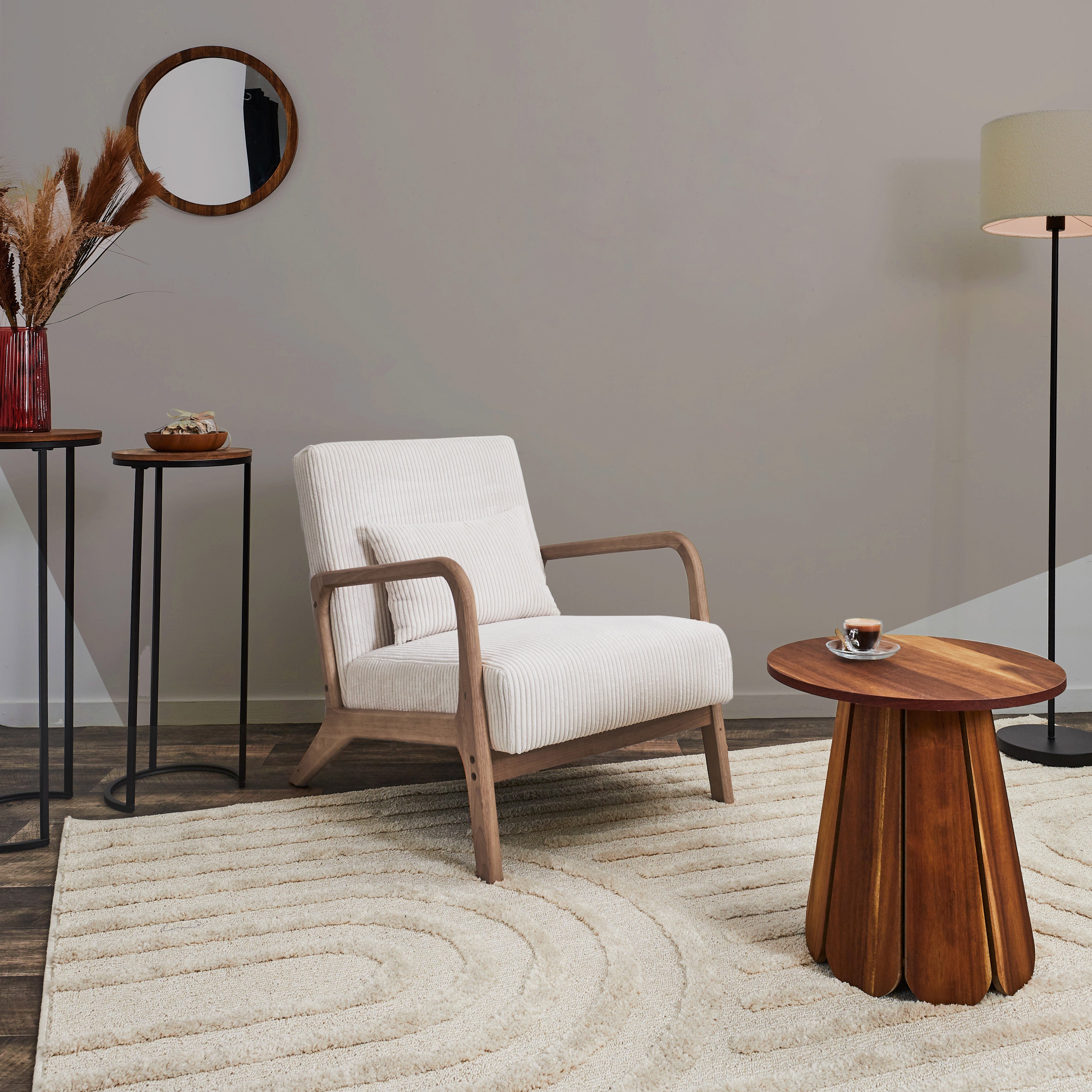 FAUTEUIL SALON COTELE SCOTT BEIGE