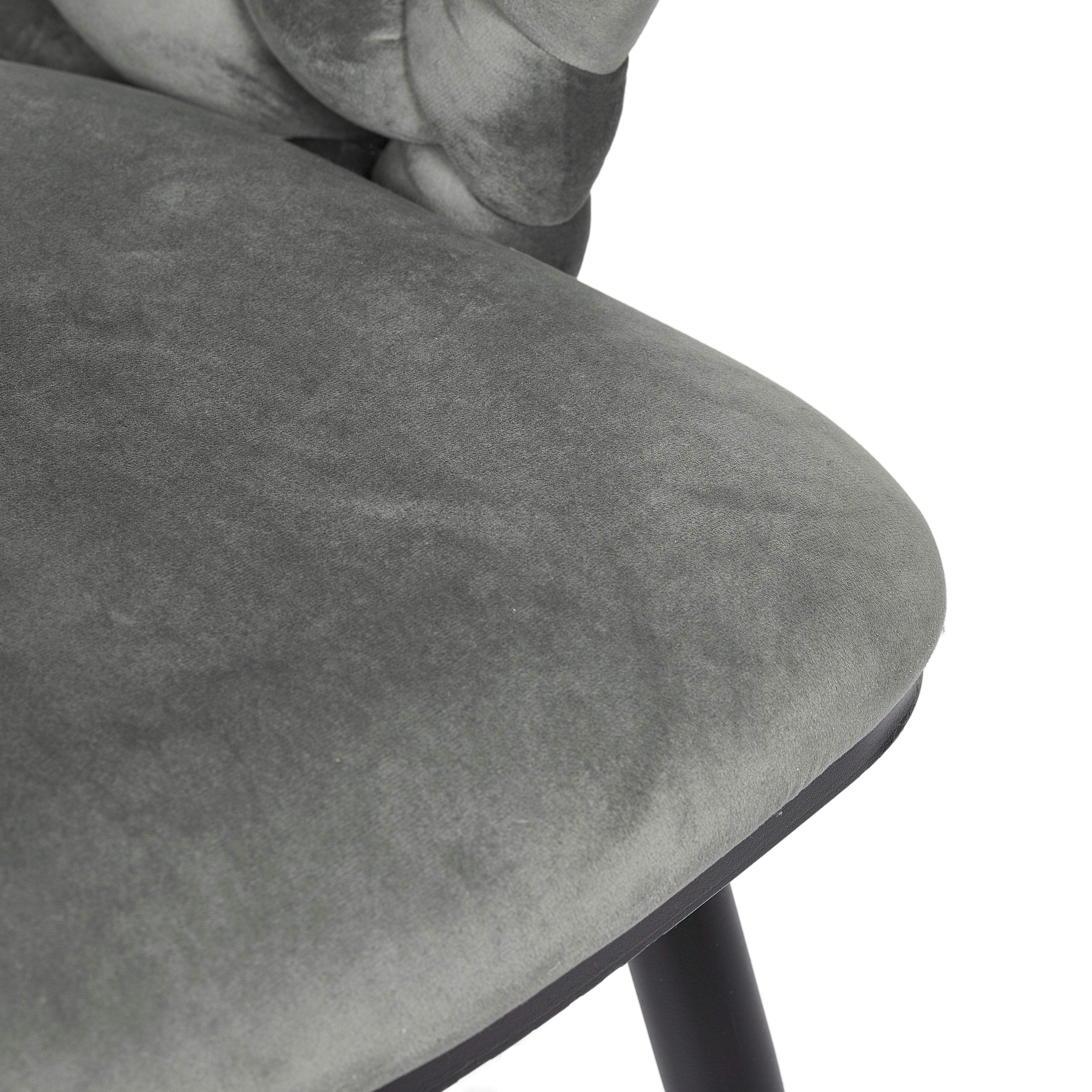 FAUTEUIL SAWYER GRIS A1 - LOT DE 2