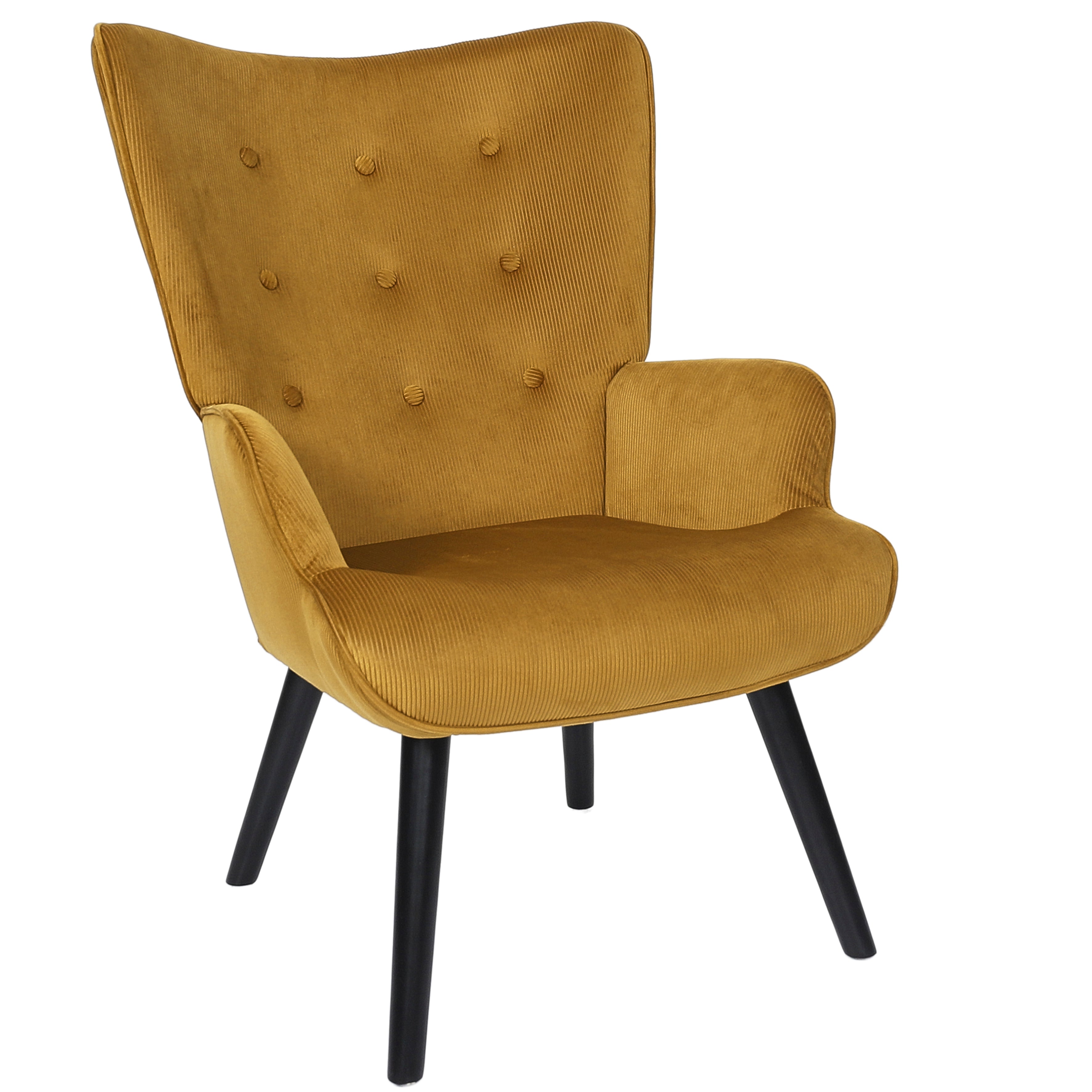 FAUTEUIL DE SALON GIULIA JAUNE A1