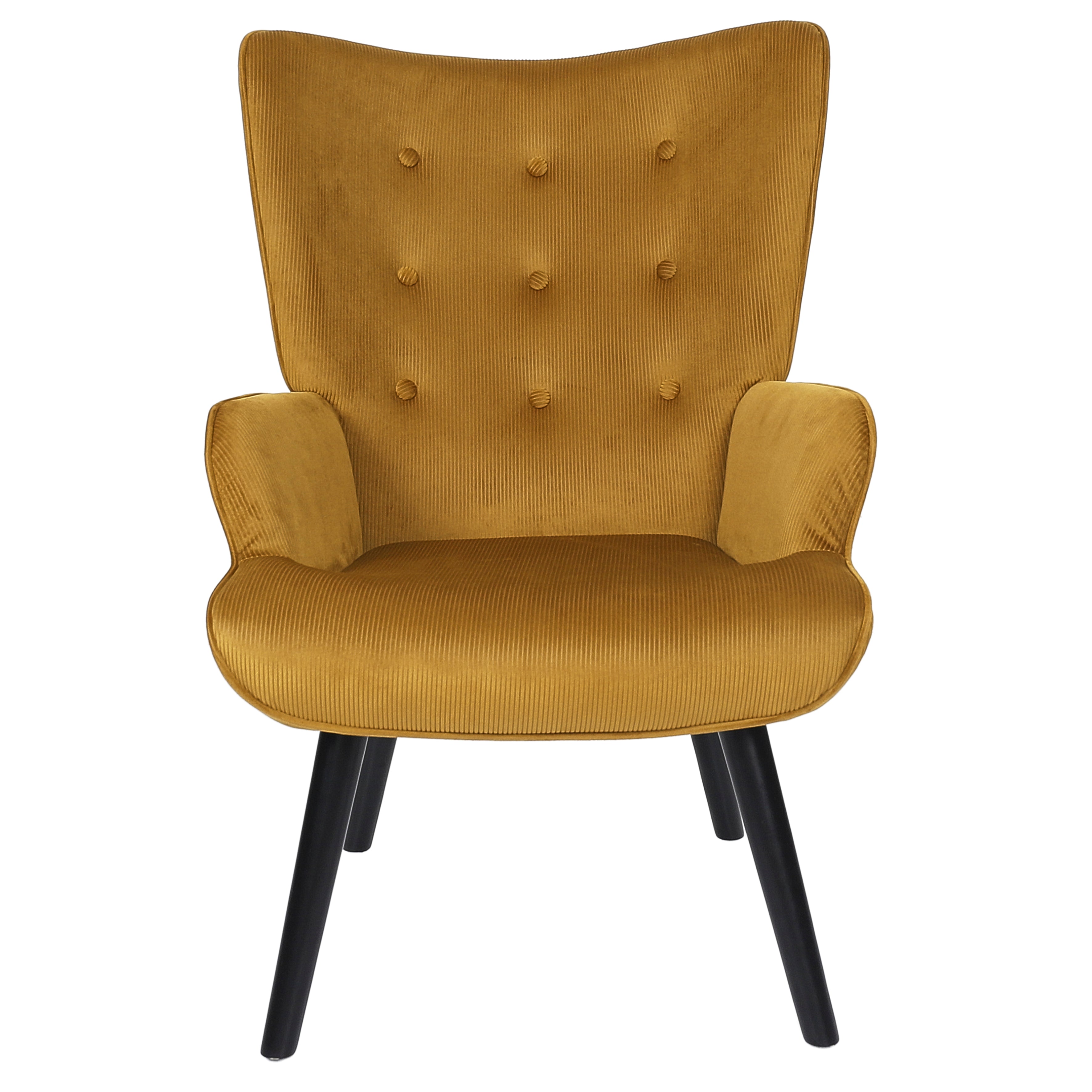 FAUTEUIL DE SALON GIULIA JAUNE A1