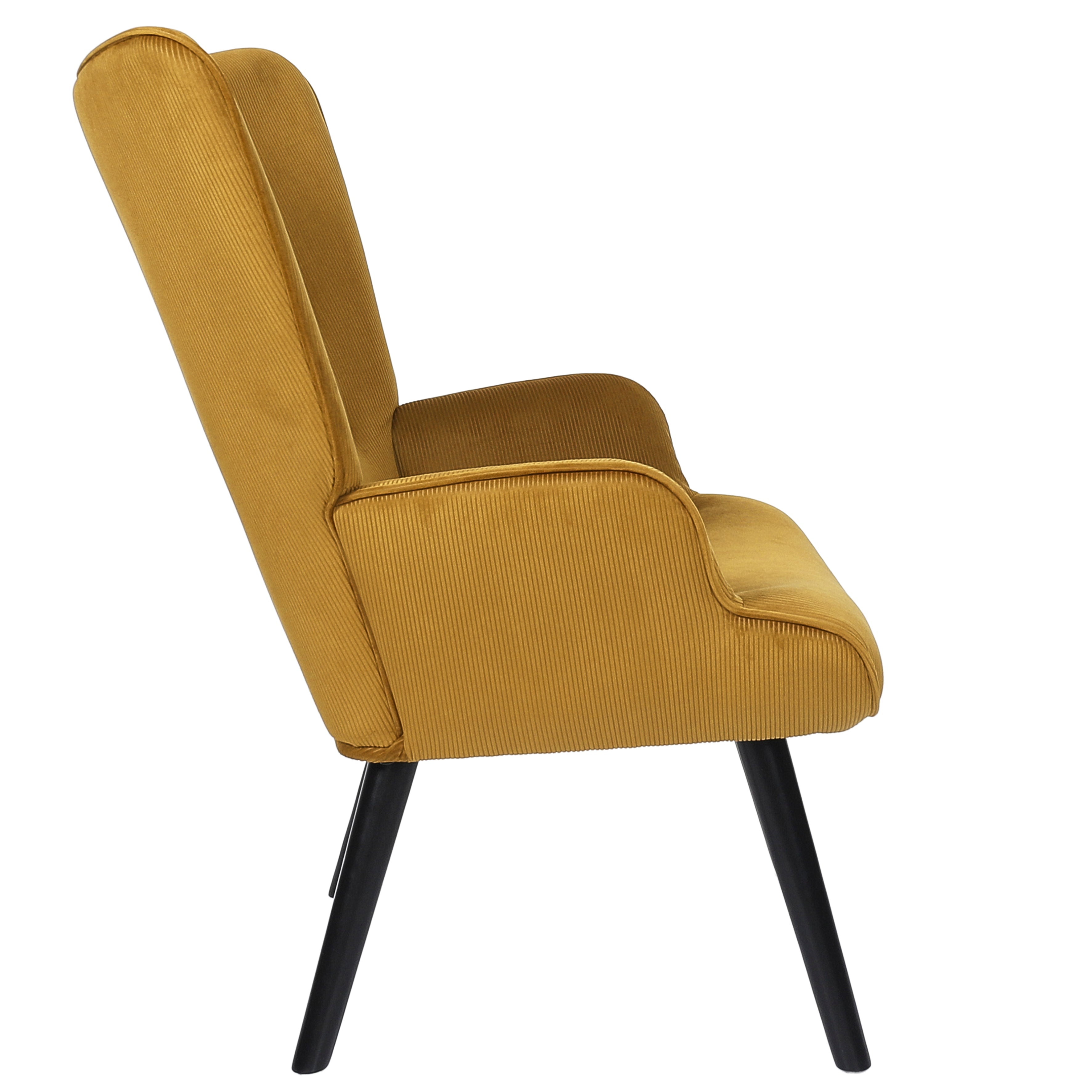 FAUTEUIL DE SALON GIULIA JAUNE A1