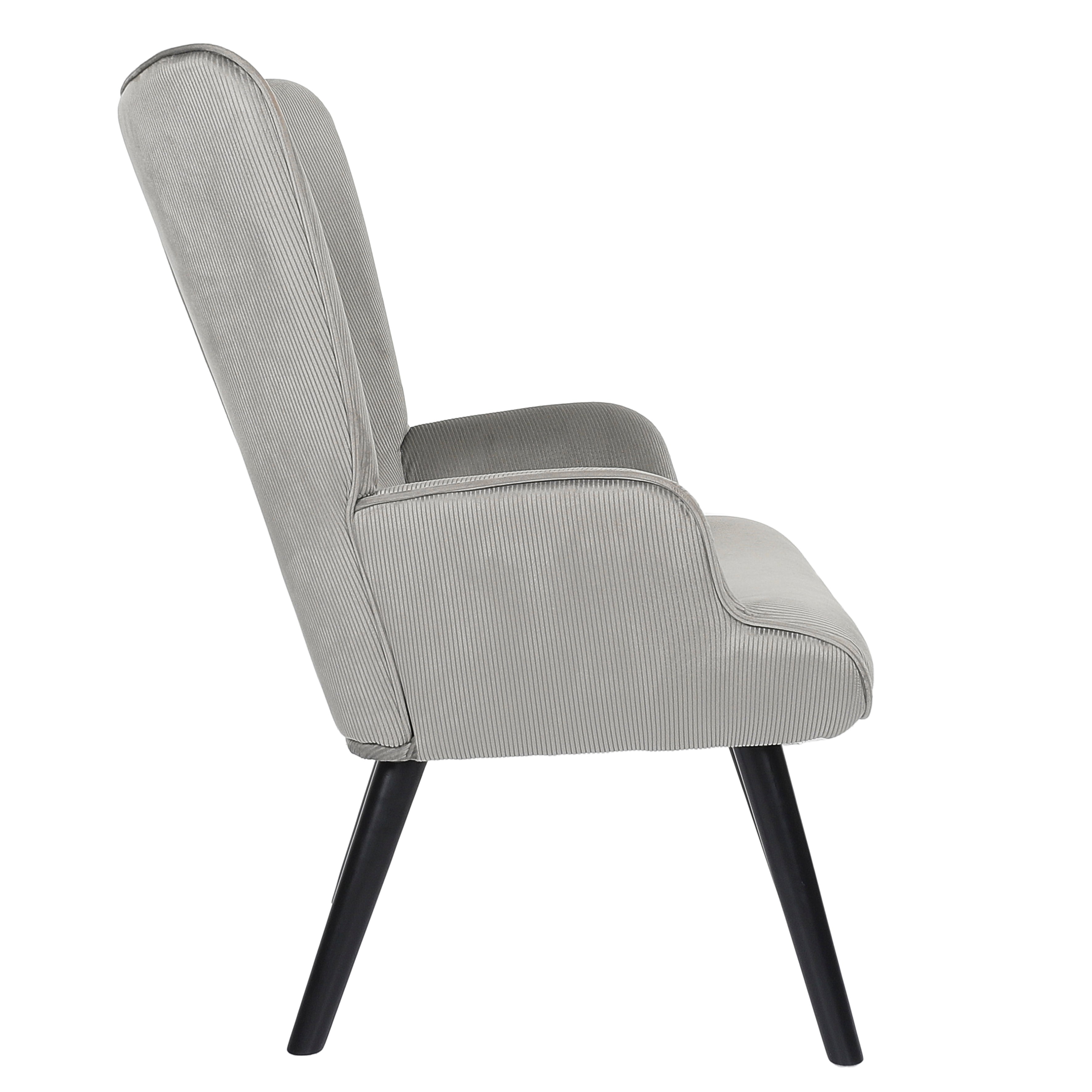 FAUTEUIL DE SALON GIULIA GRIS A1