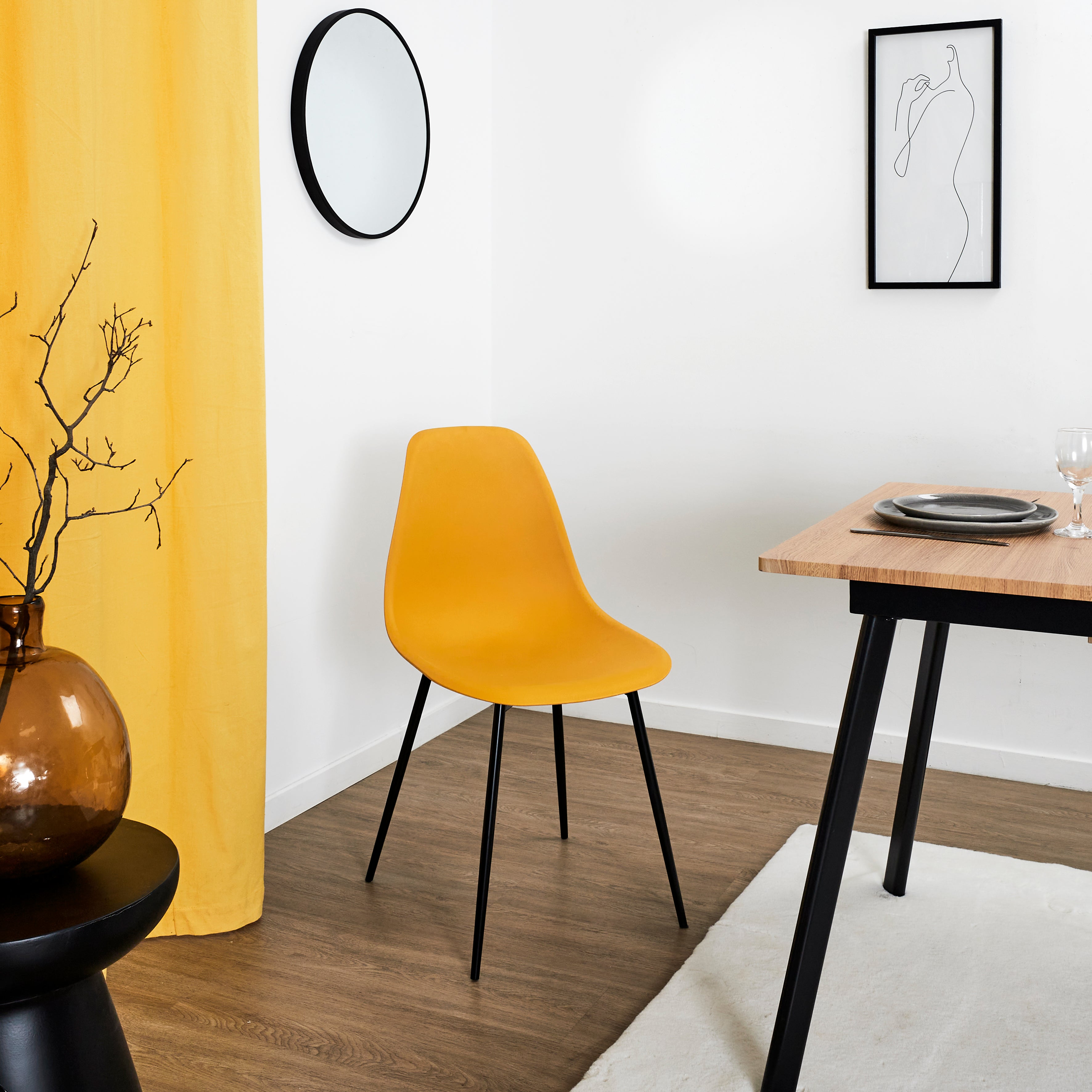 CHAISE GUSTAV JAUNE