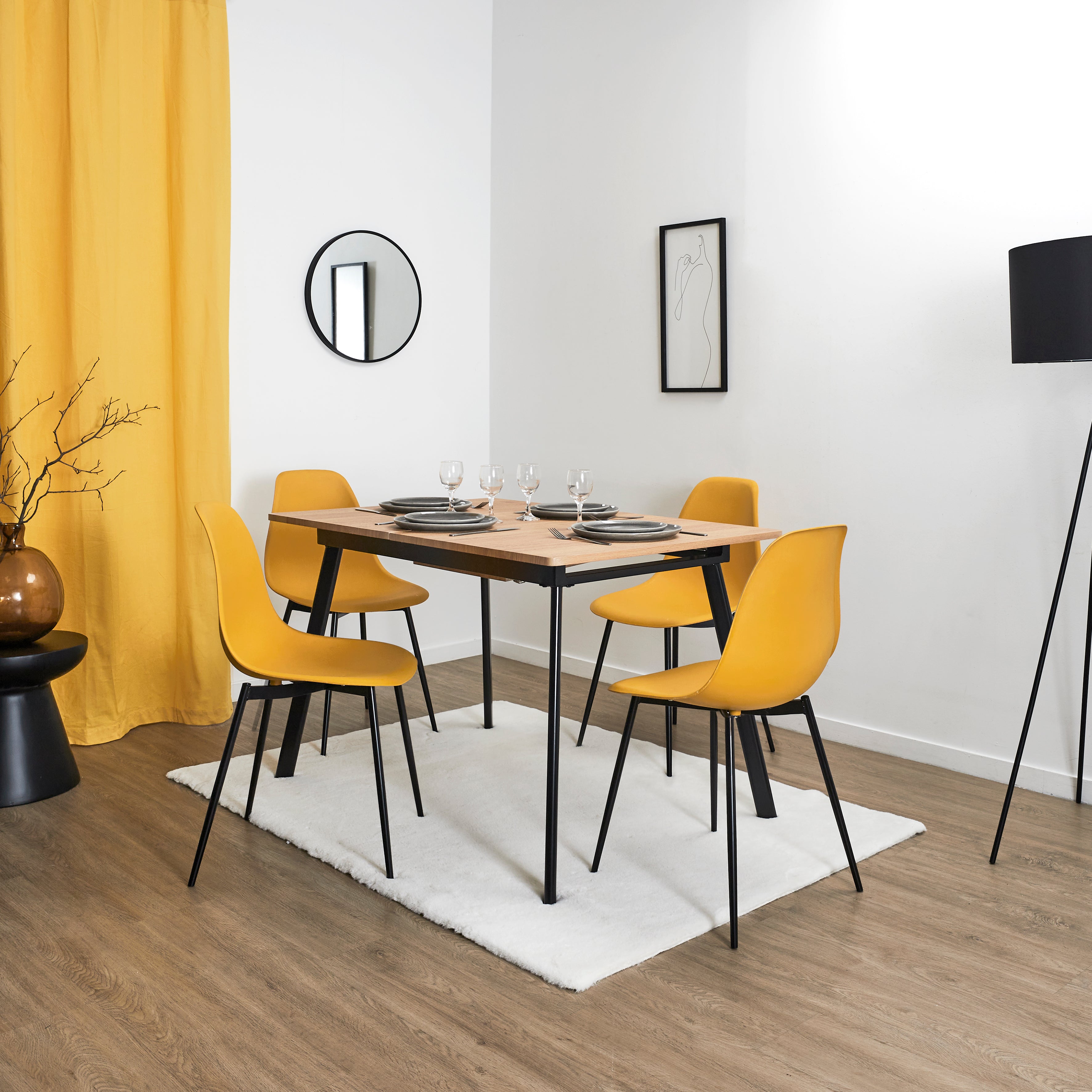 CHAISE GUSTAV JAUNE
