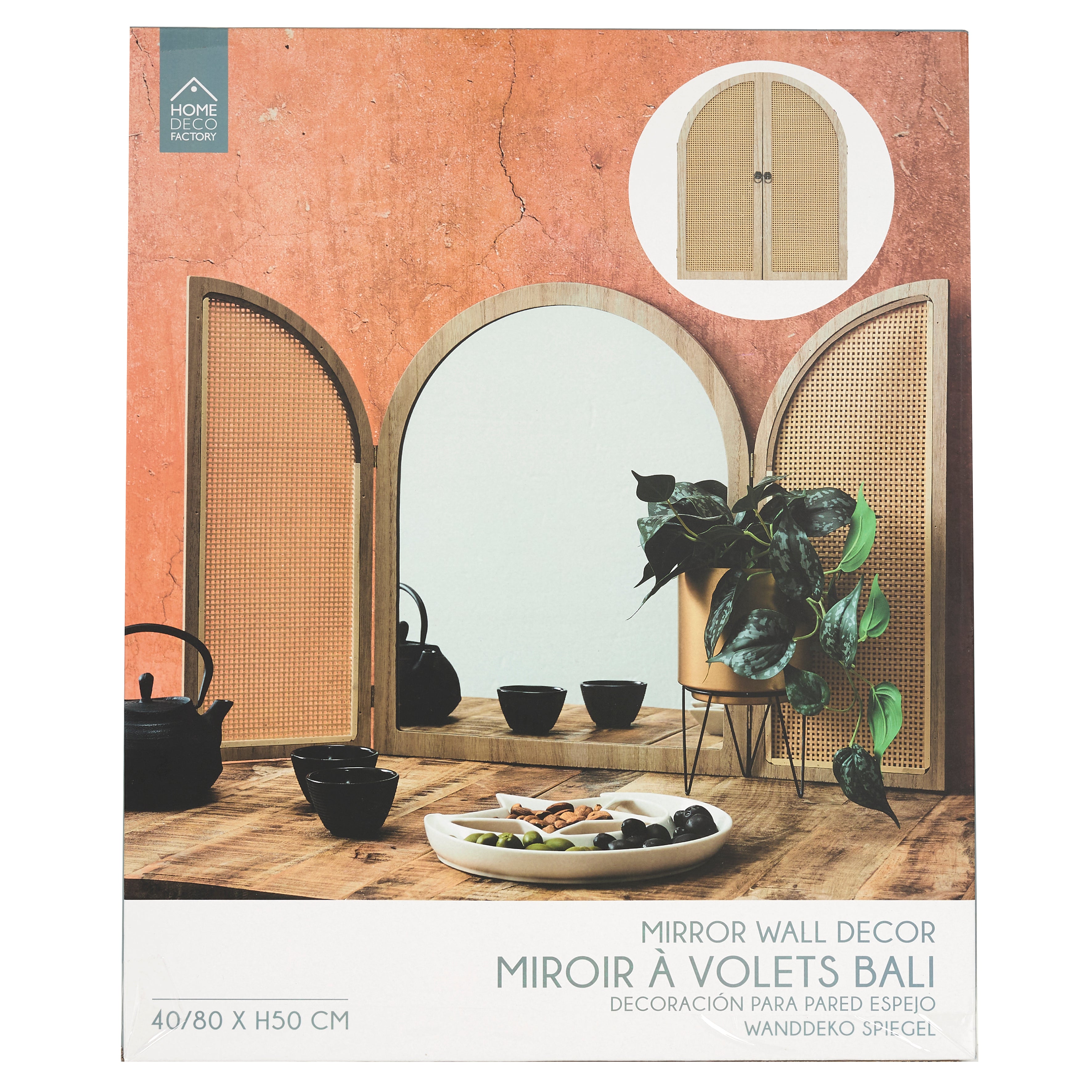 MIROIR A VOLETS BALI