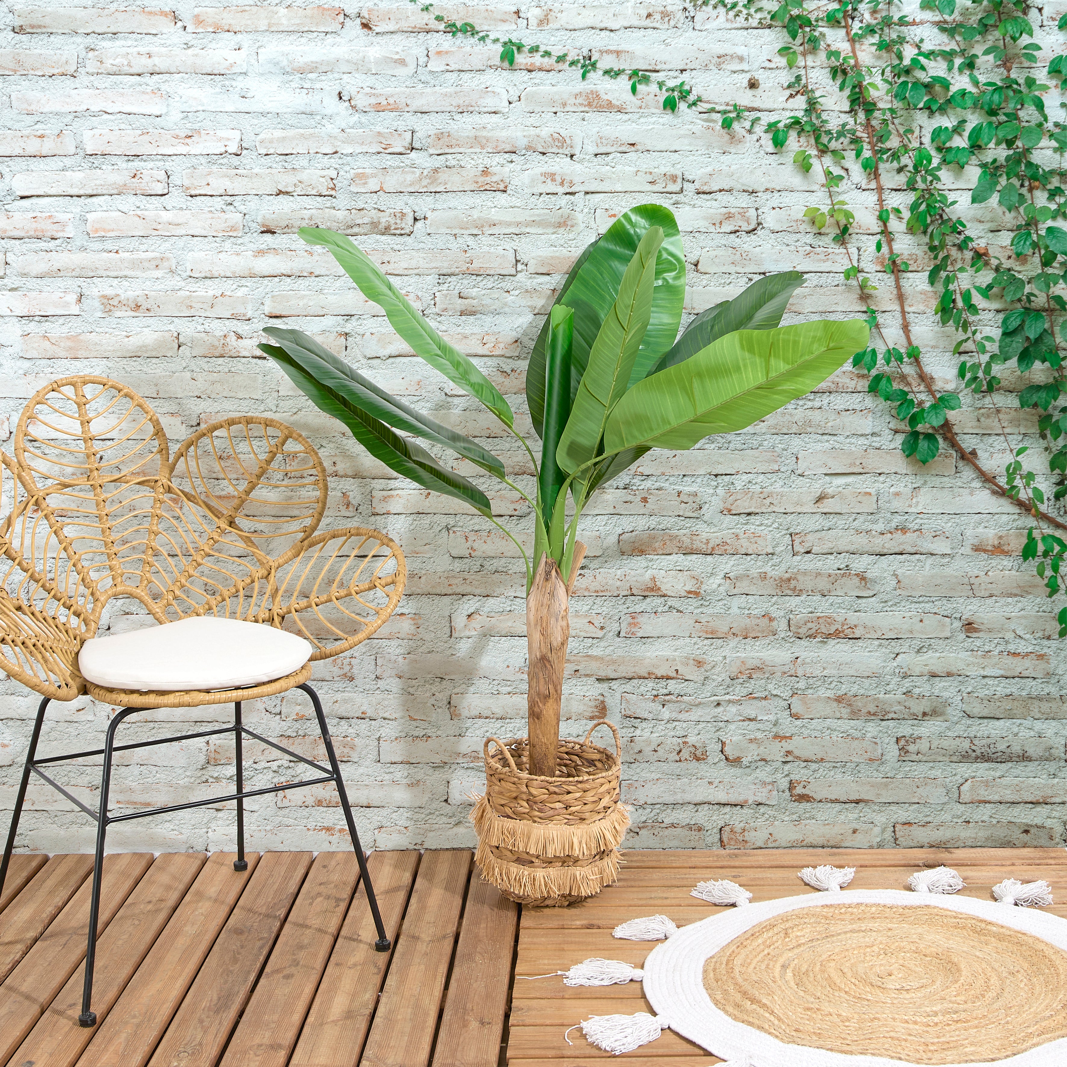 PLANTE ARTIFICIELLE BANANIER 120CM