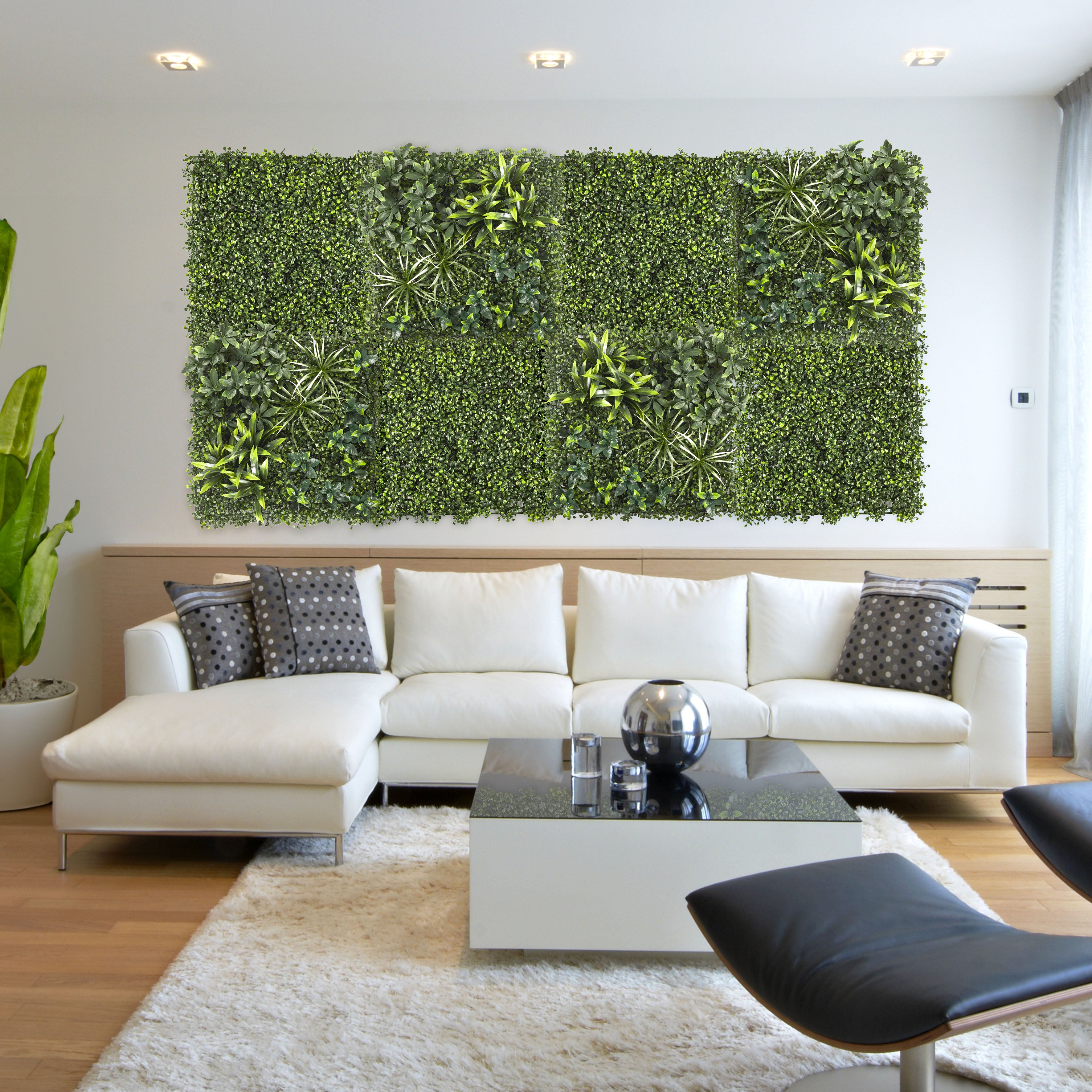 MUR VEGETAL ARTIFICIEL PANACHE 50X50CM