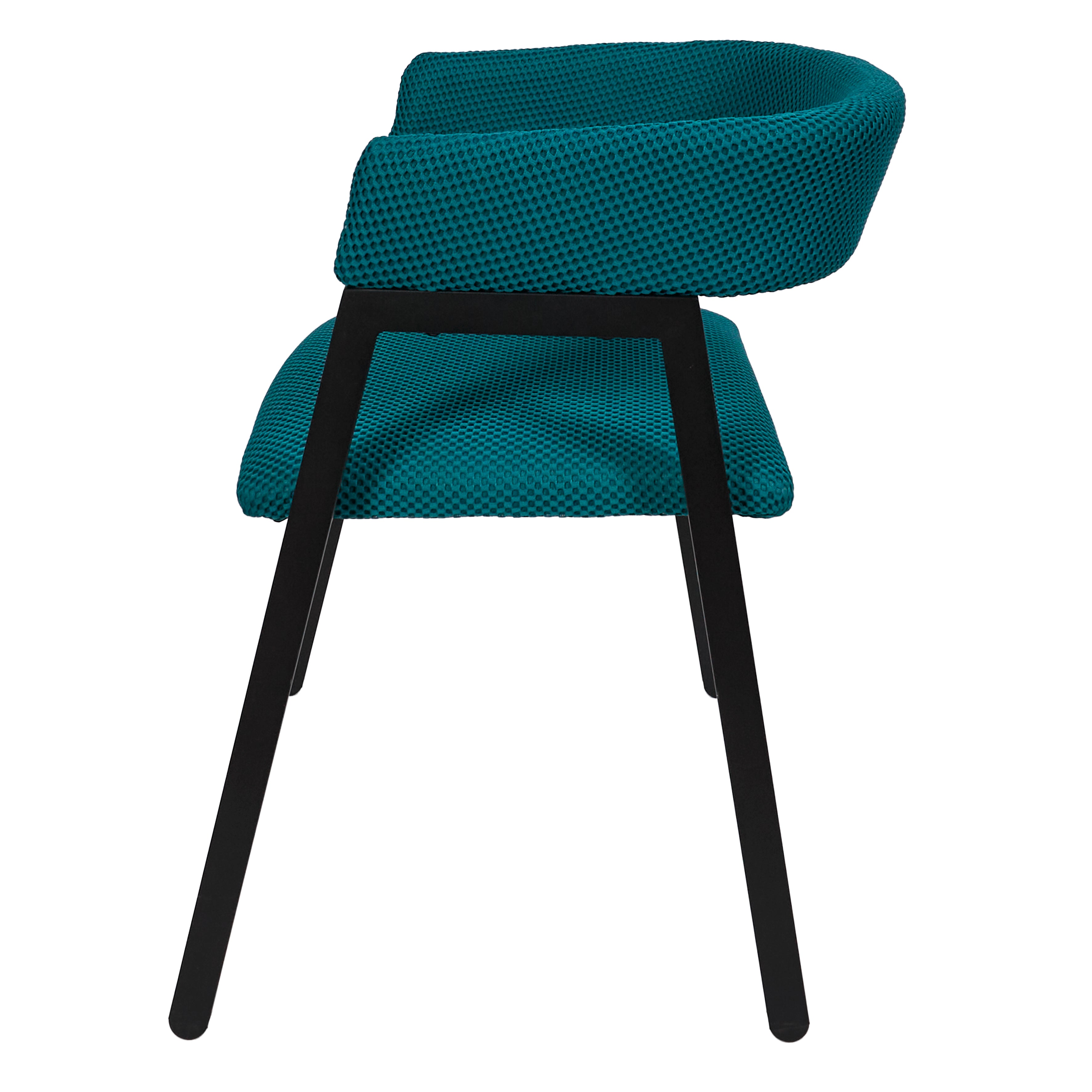 FAUTEUIL DESIGN ATOME BLEU - LOT DE 2
