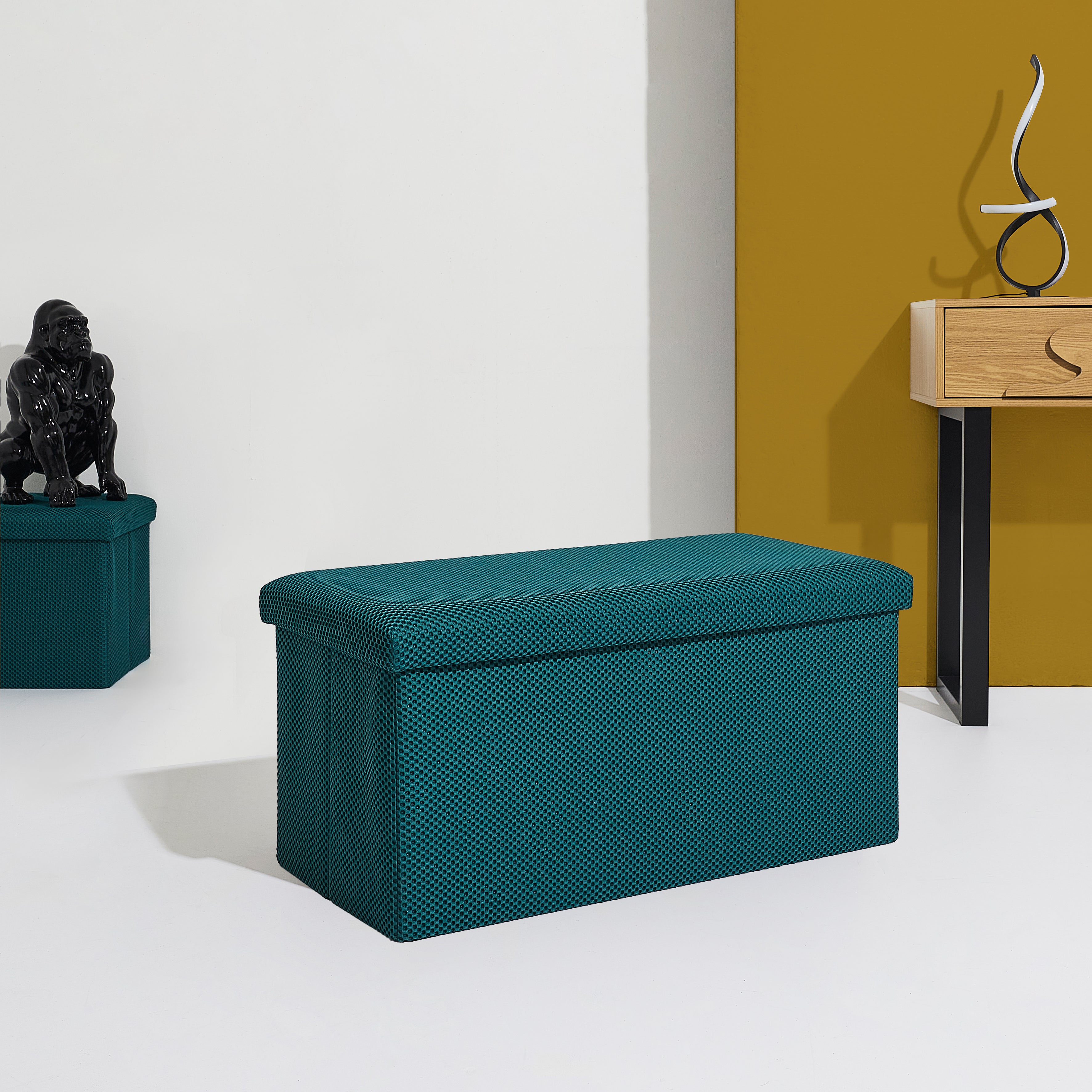 COFFRE BANC PLIABLE ATOME BLEU