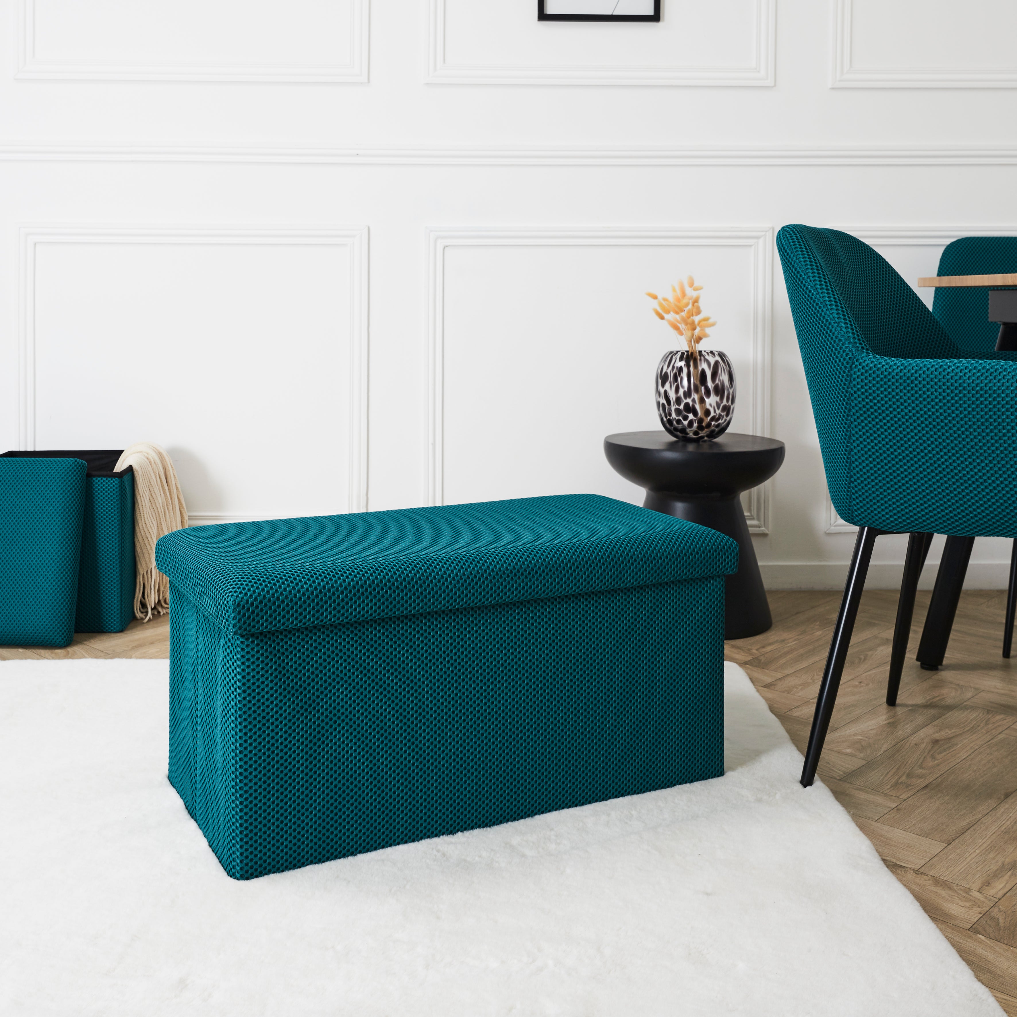 COFFRE BANC PLIABLE ATOME BLEU