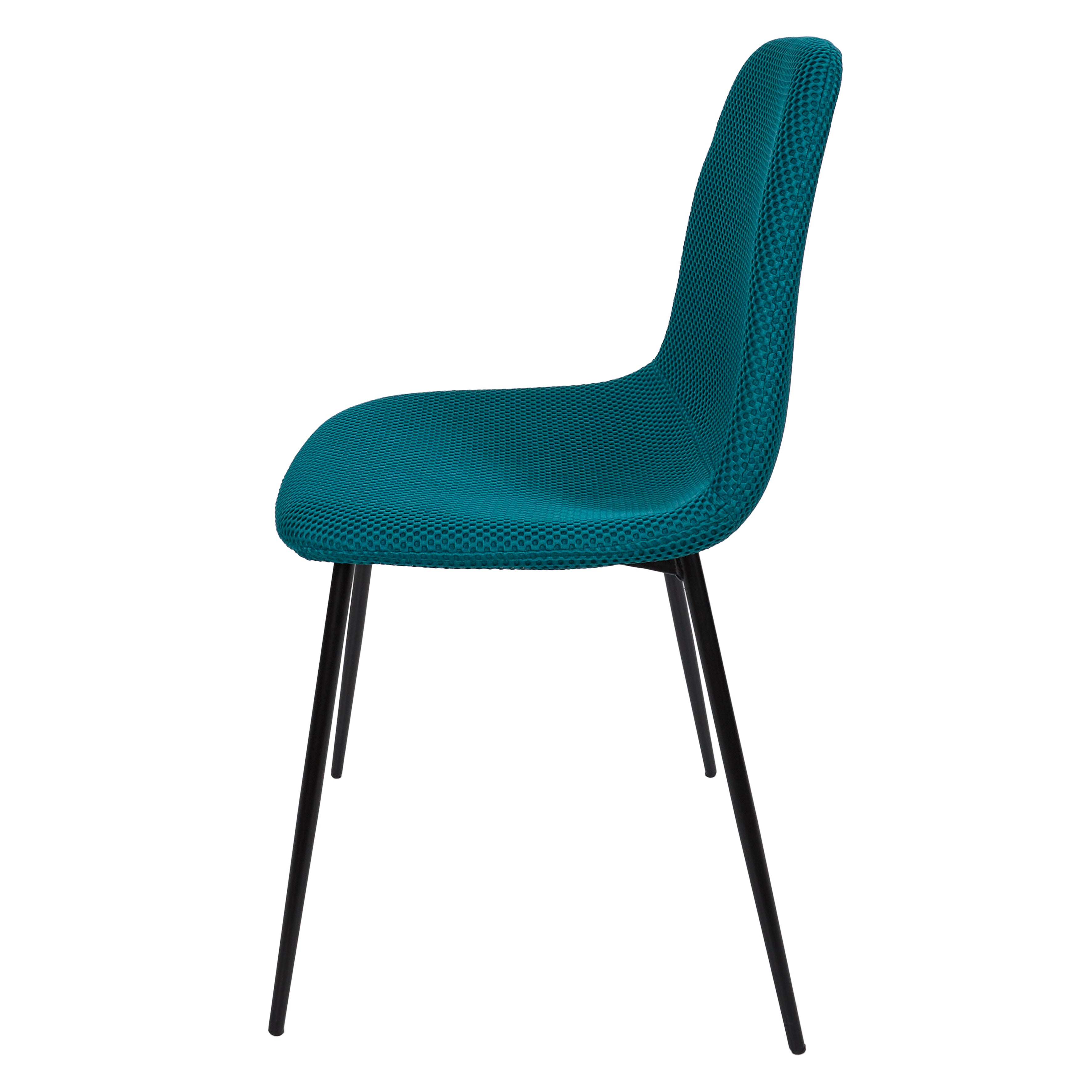 CHAISE ATOME BLEU - LOT DE 4