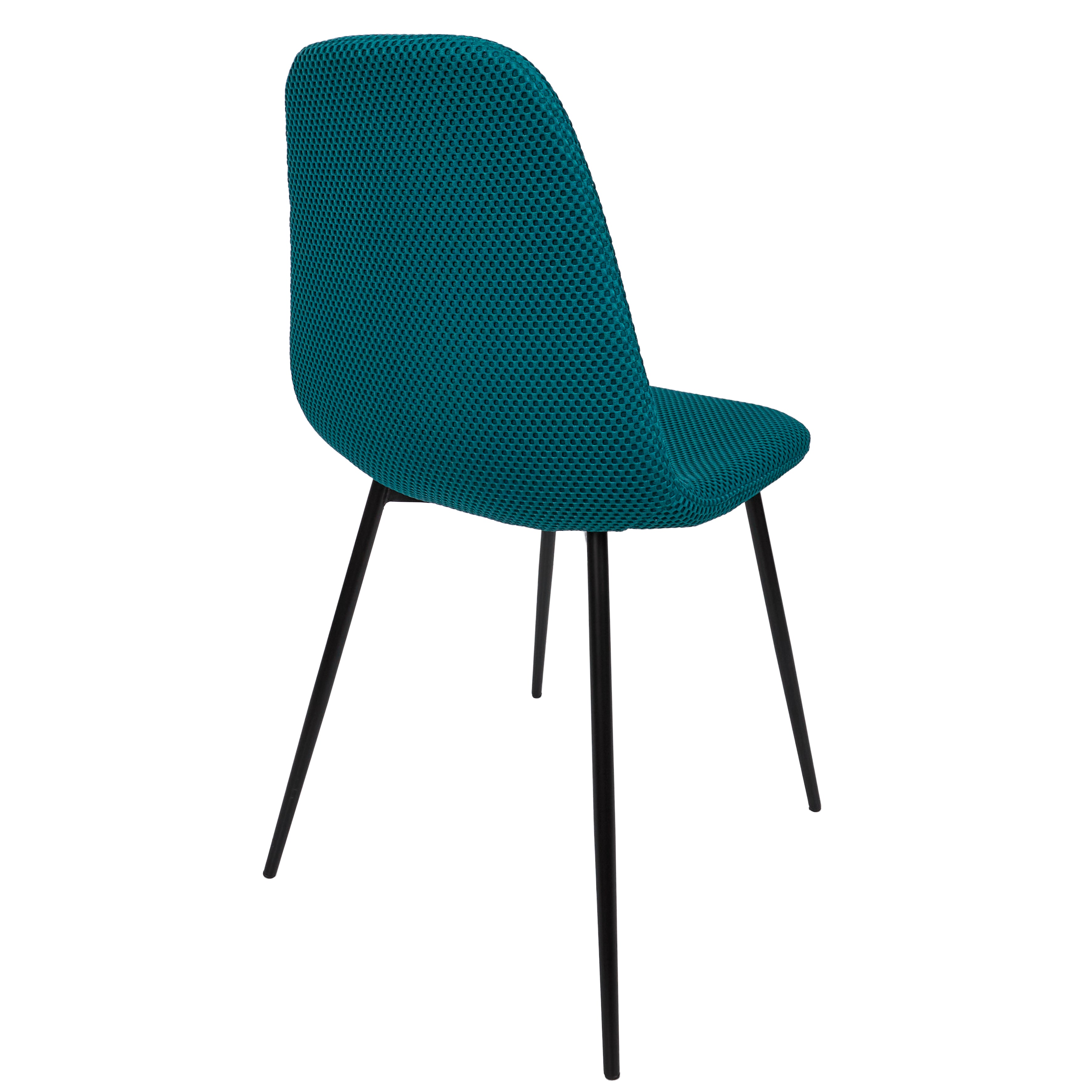 CHAISE ATOME BLEU - LOT DE 4