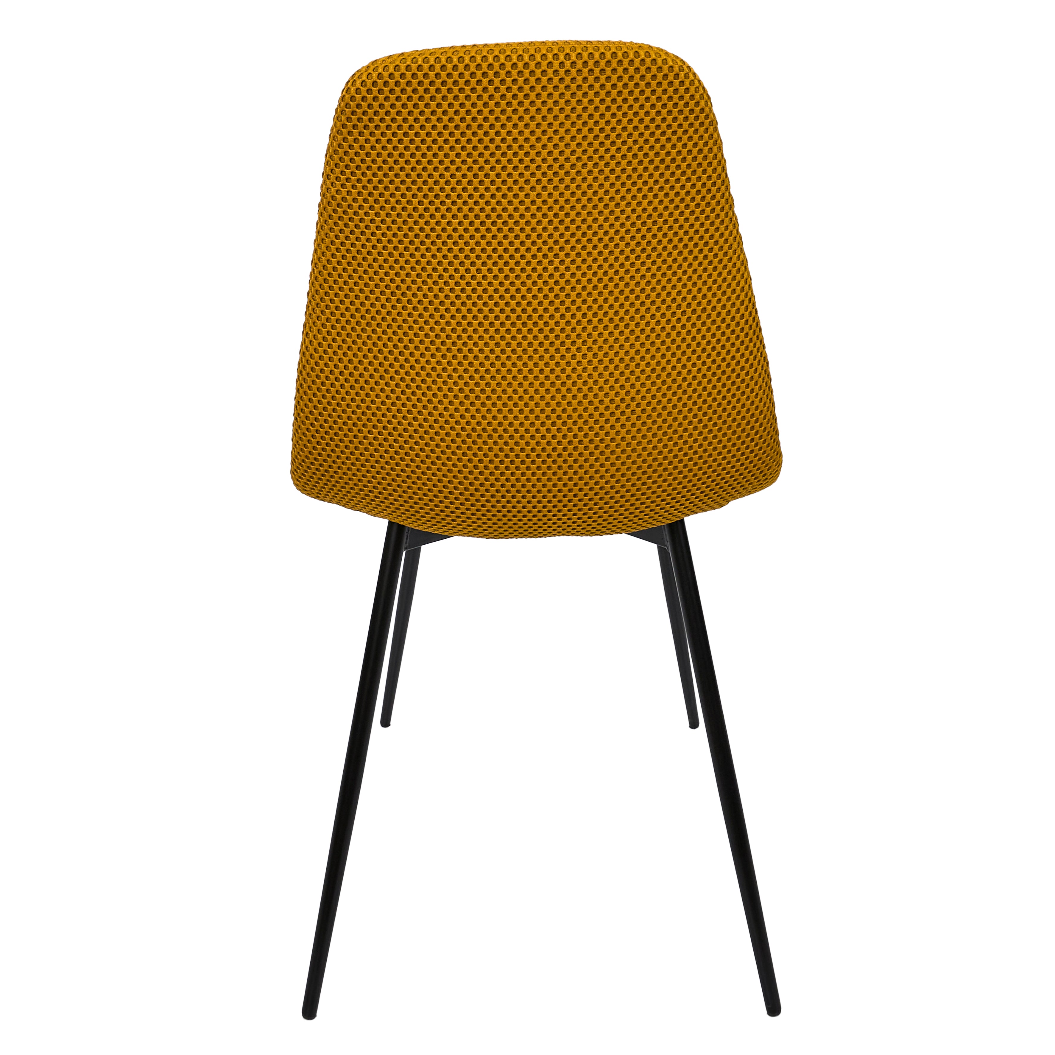 CHAISE ATOME JAUNE - LOT DE 4