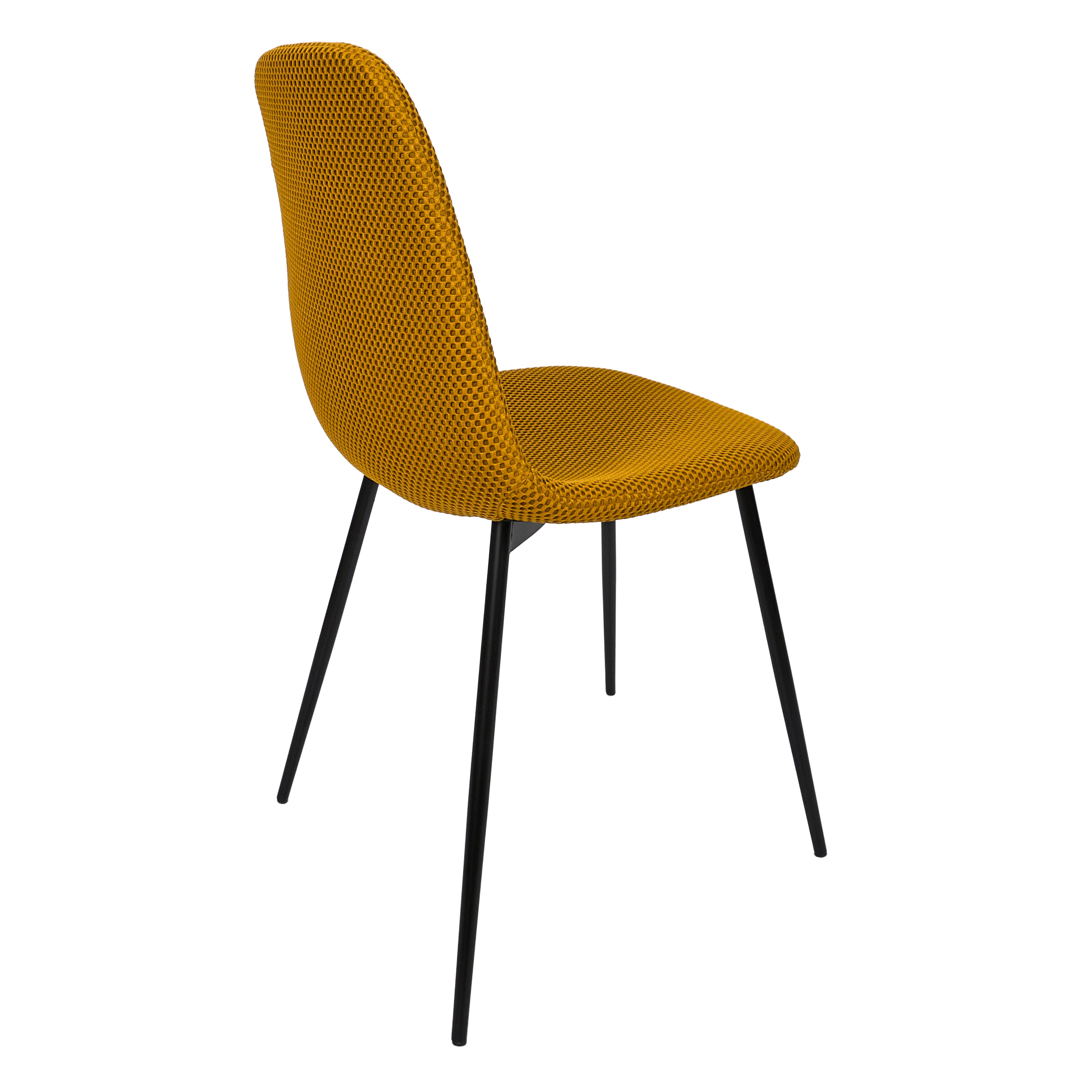 CHAISE ATOME JAUNE - LOT DE 4