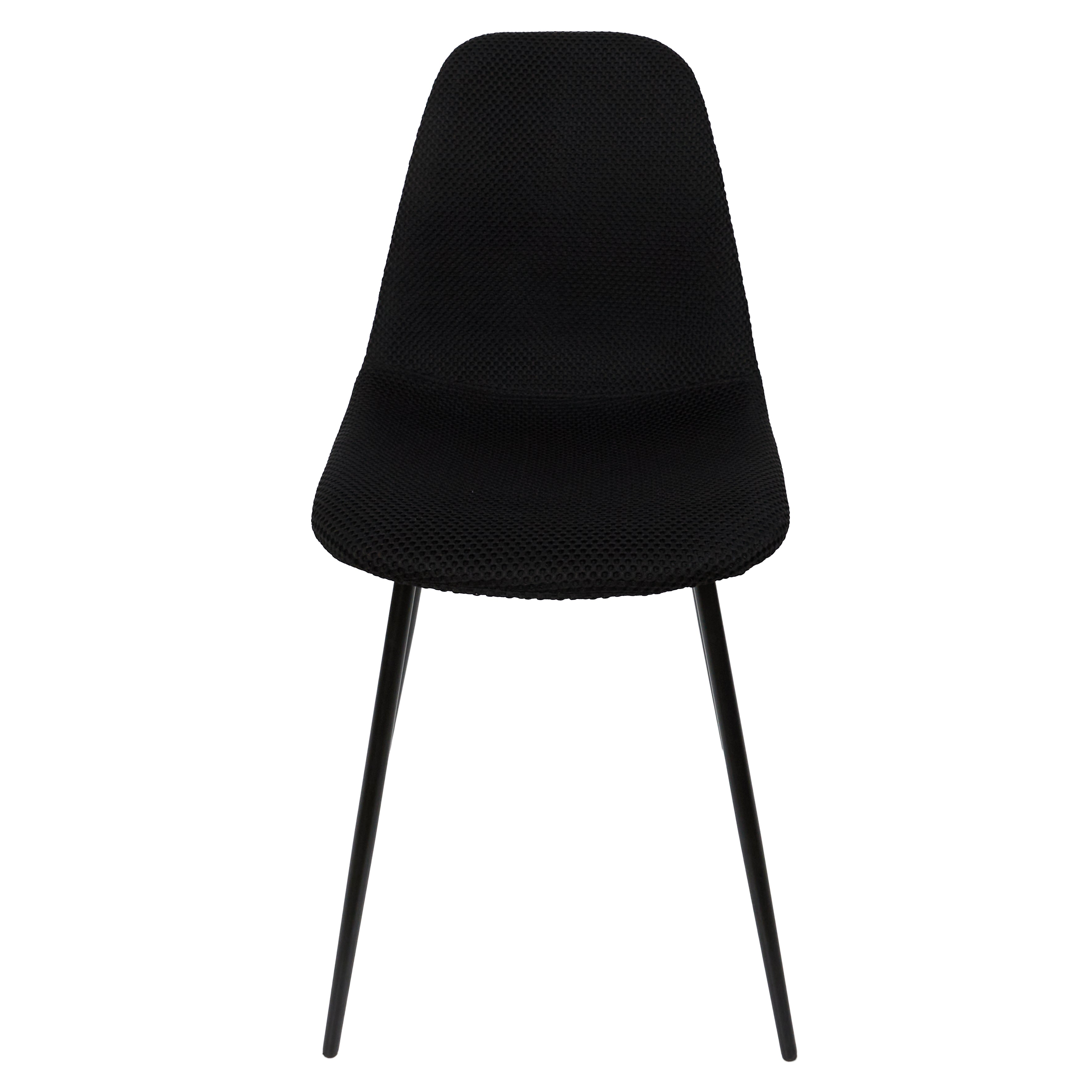 CHAISE ATOME NOIR - LOT DE 4