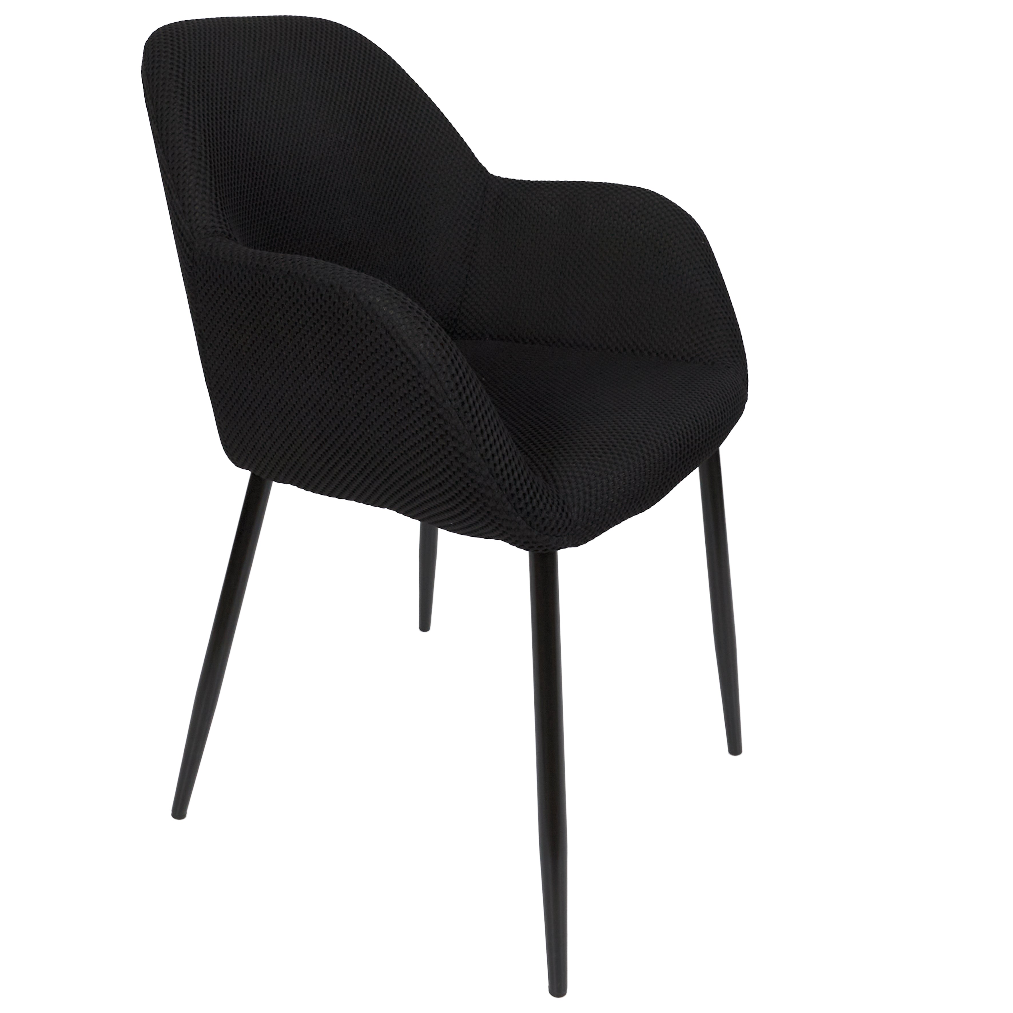 FAUTEUIL ATOME NOIR - LOT DE 2