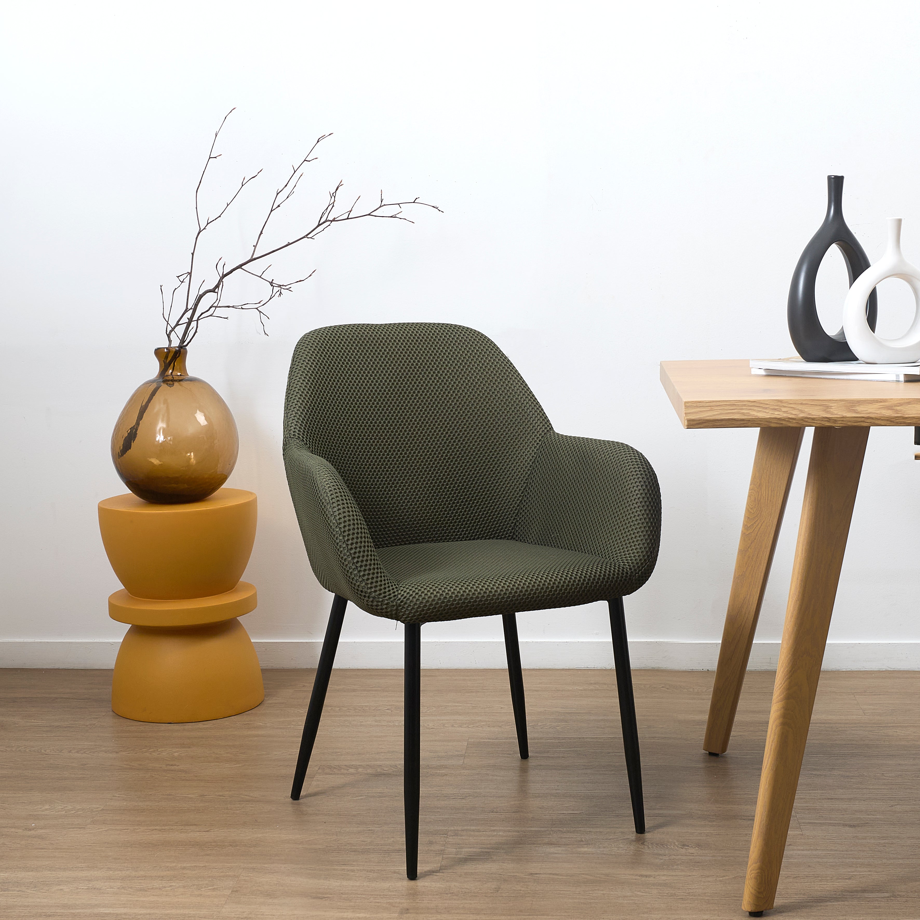 FAUTEUIL ATOME KAKI - LOT DE 2