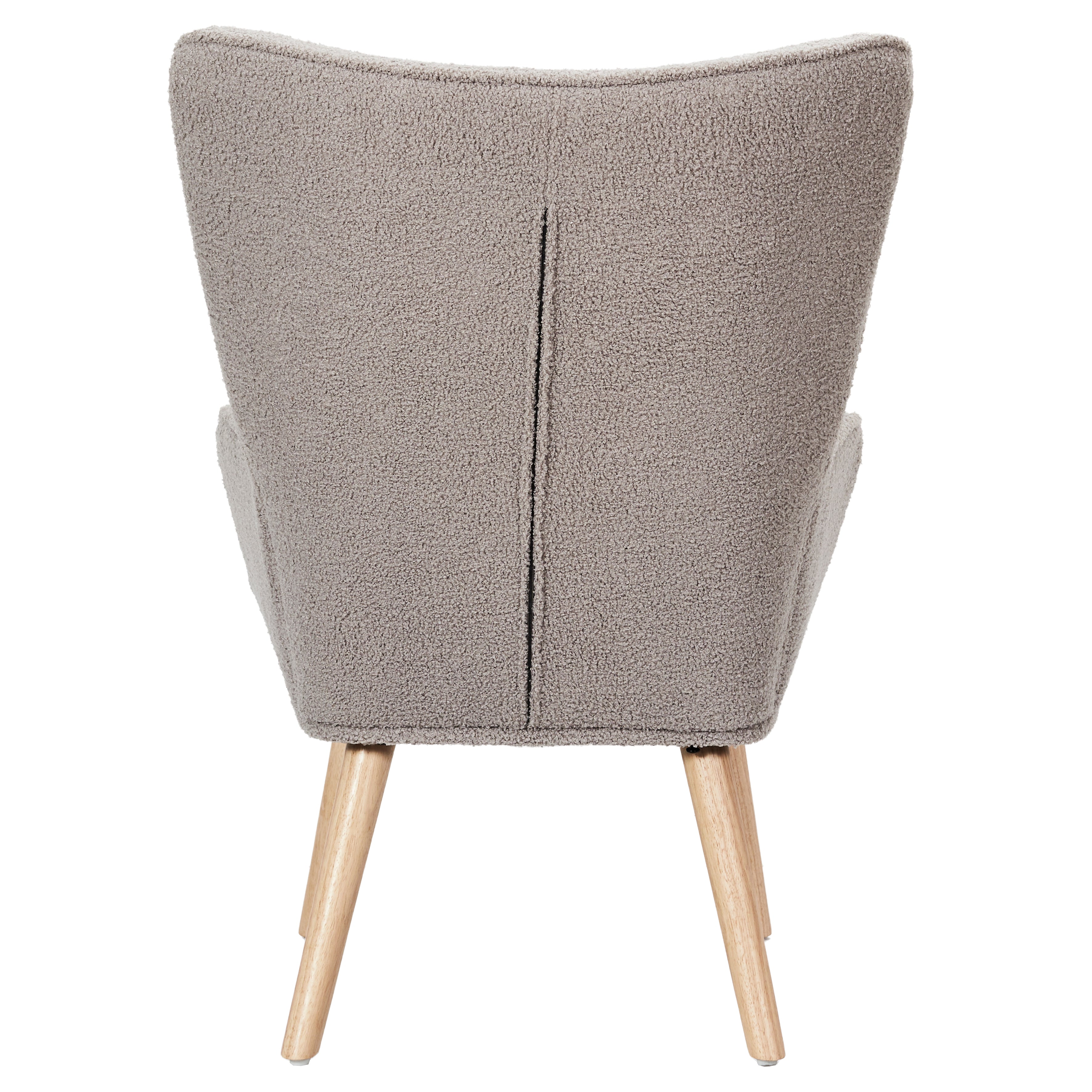 FAUTEUIL DE SALON BOUCLETTE RHEA TAUPE