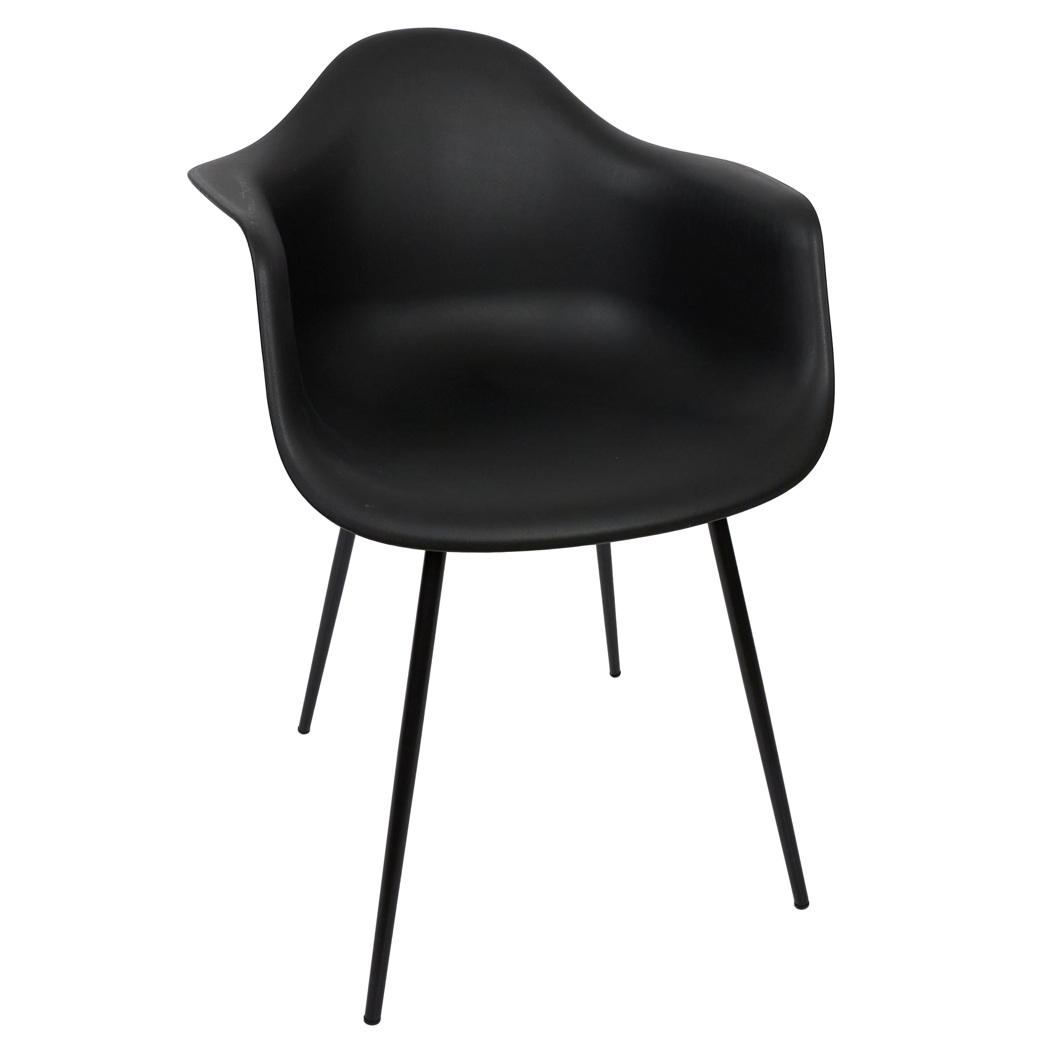 FAUTEUIL GUSTAV NOIR - LOT DE 4