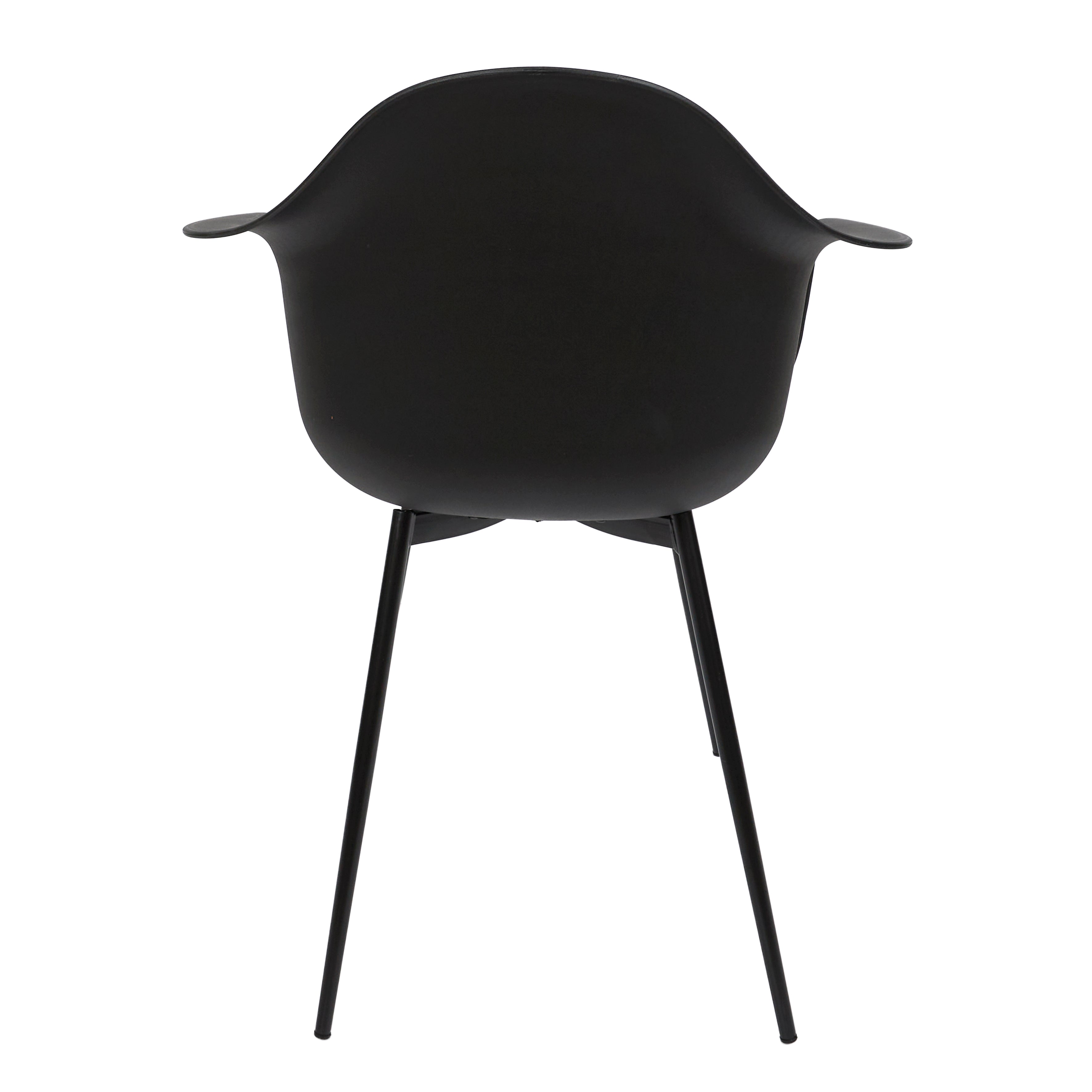 FAUTEUIL GUSTAV NOIR - LOT DE 4