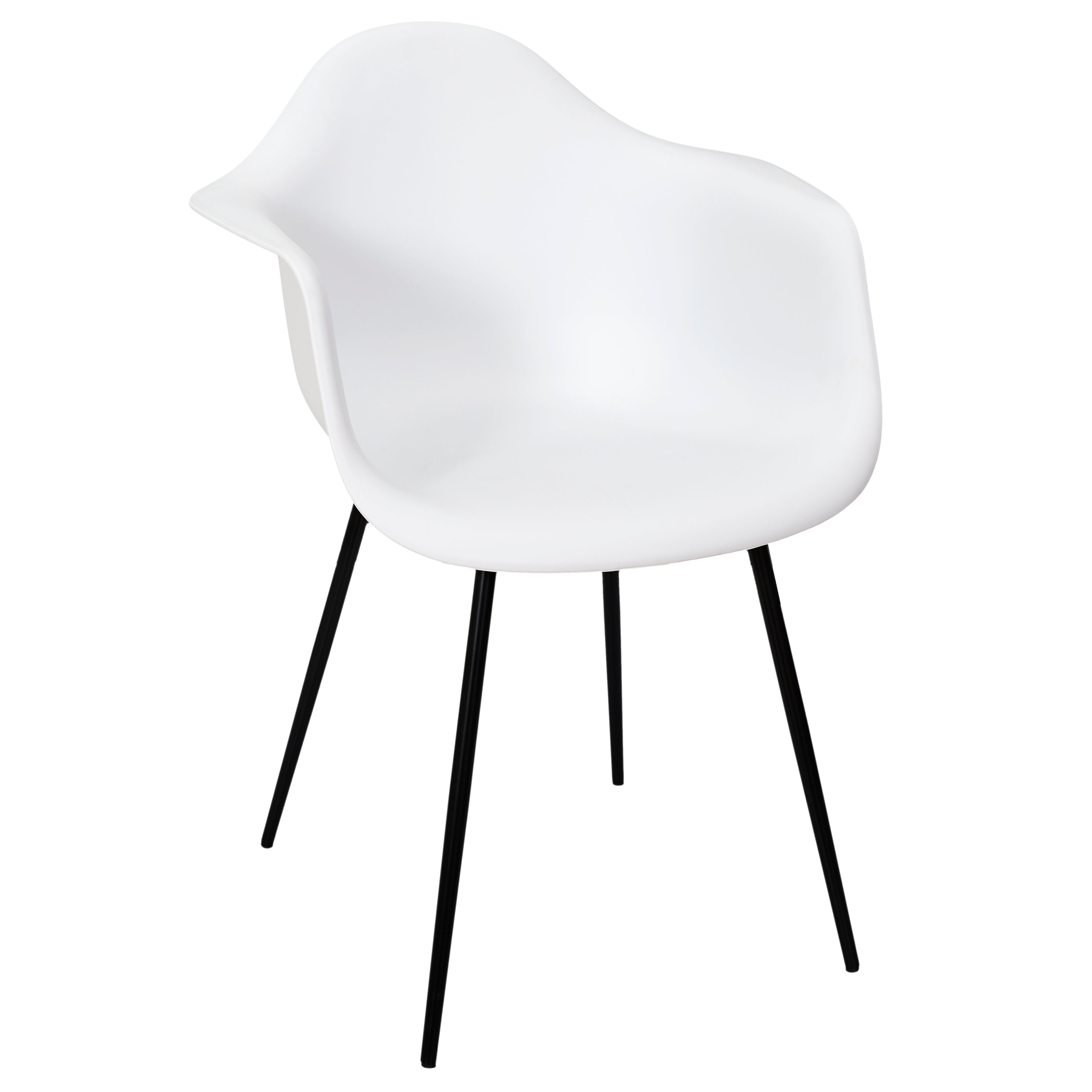 FAUTEUIL GUSTAV BLANC - LOT DE 4