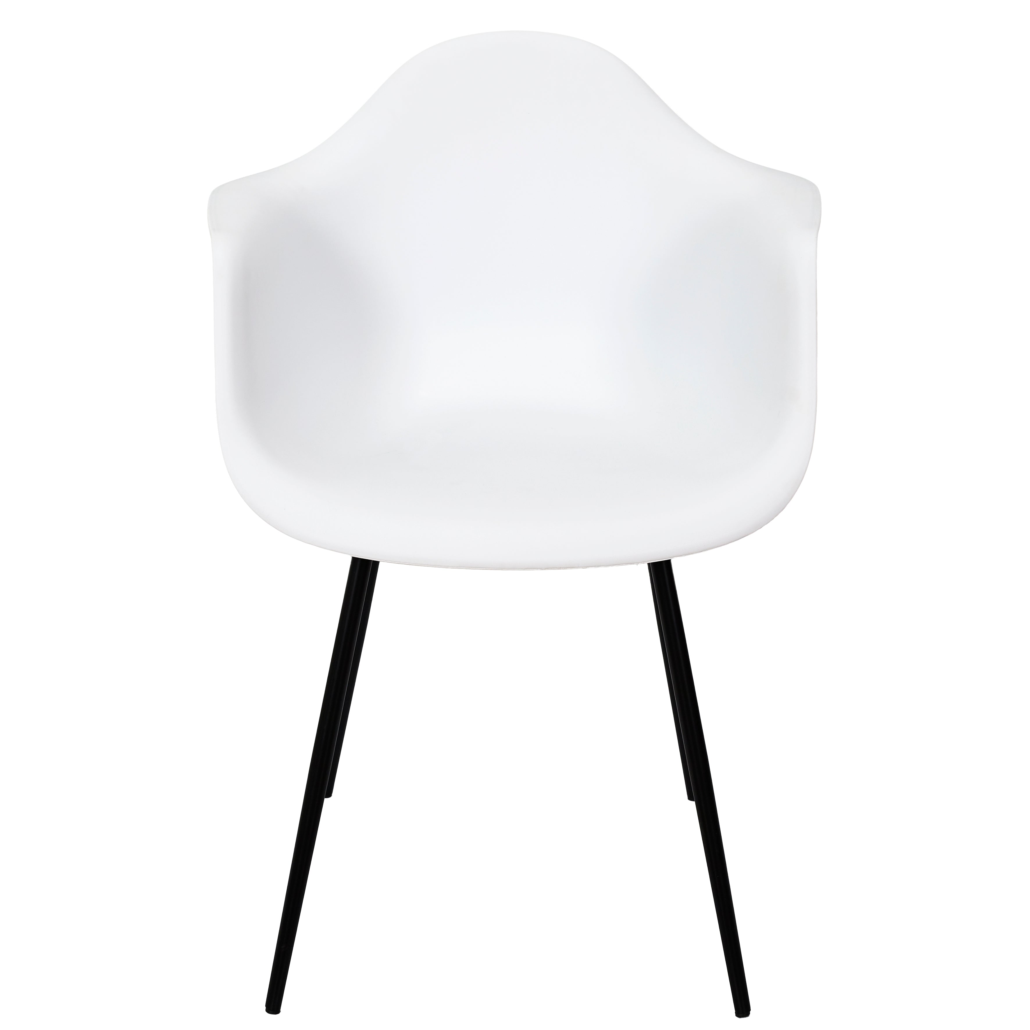 FAUTEUIL GUSTAV BLANC - LOT DE 4