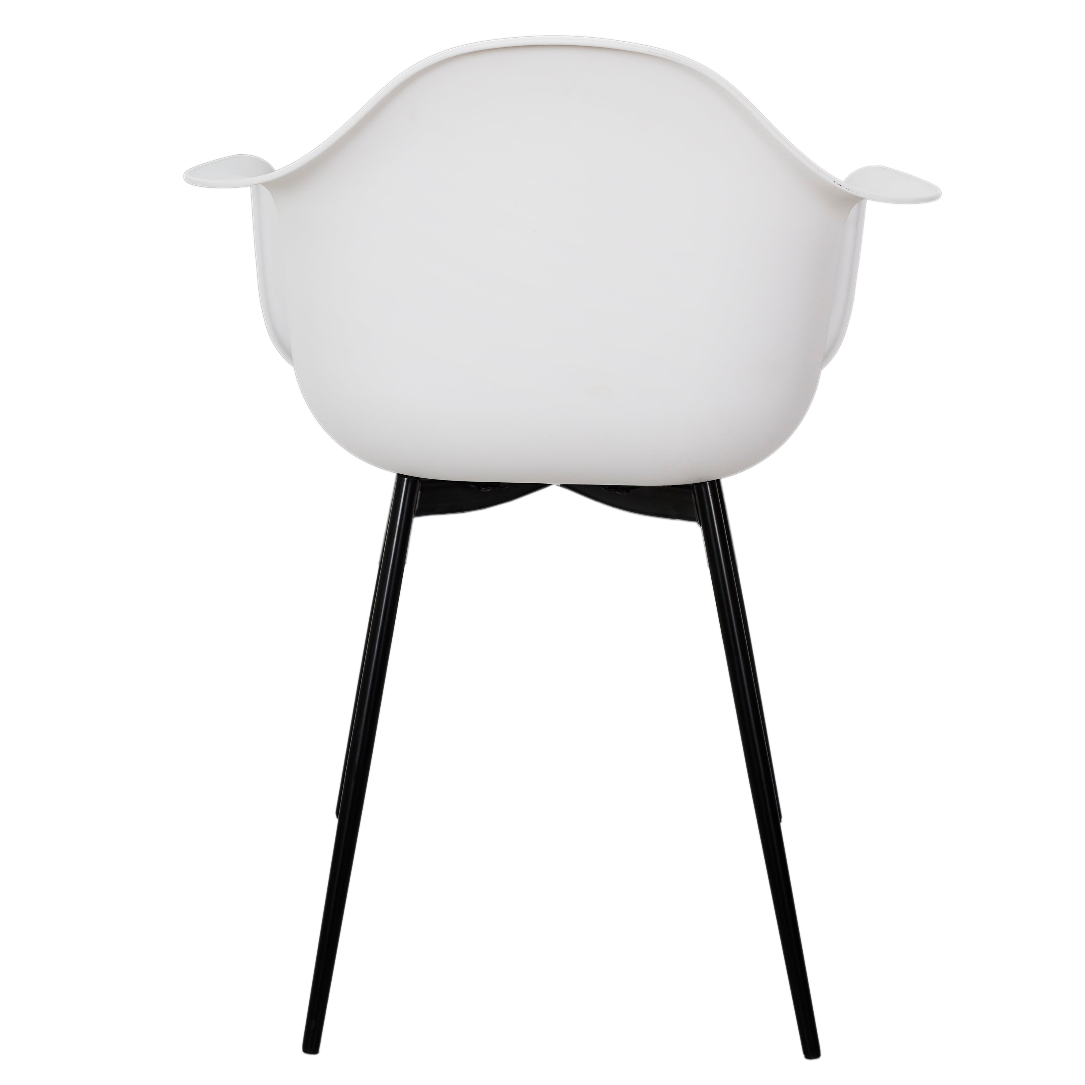 FAUTEUIL GUSTAV BLANC - LOT DE 4