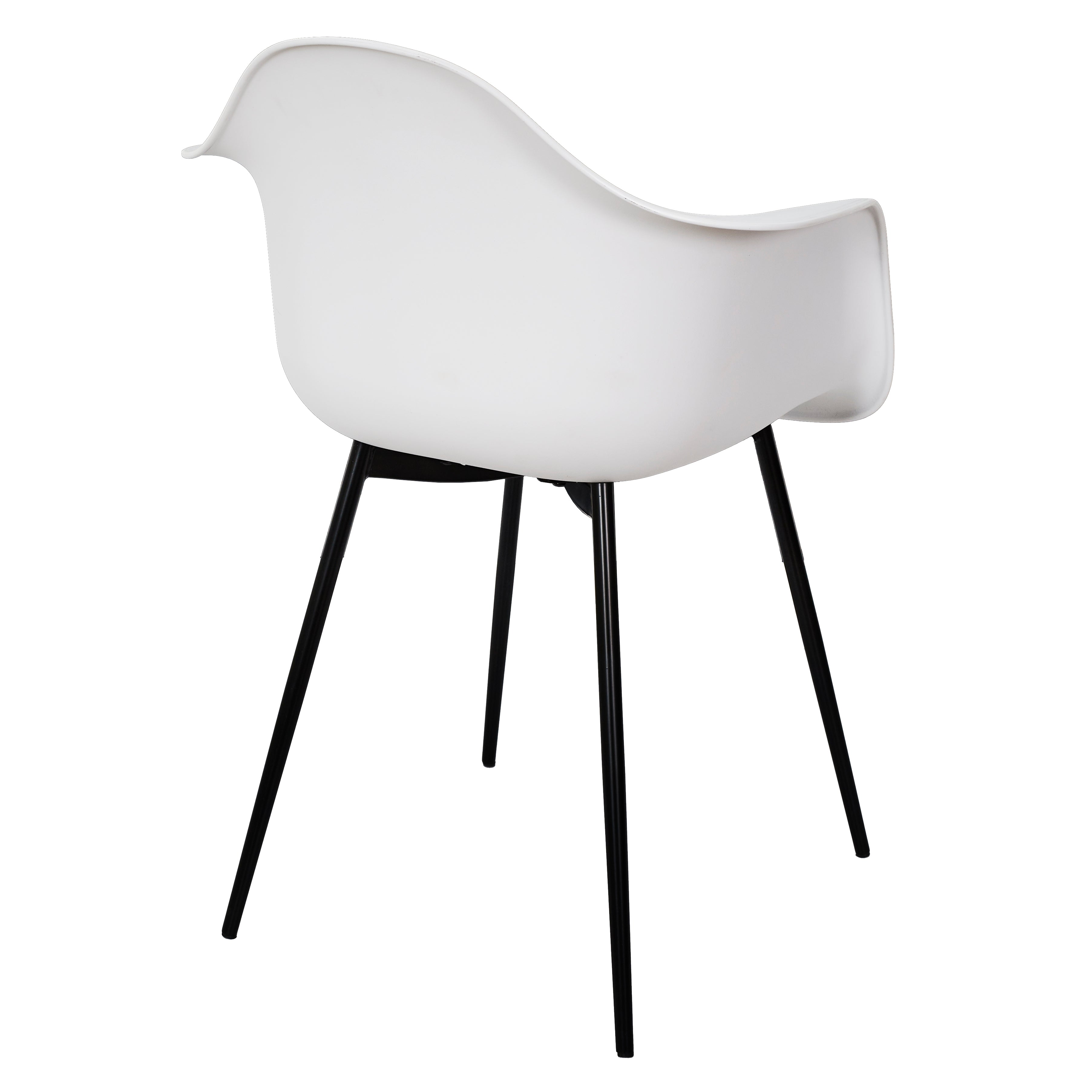 FAUTEUIL GUSTAV BLANC - LOT DE 4