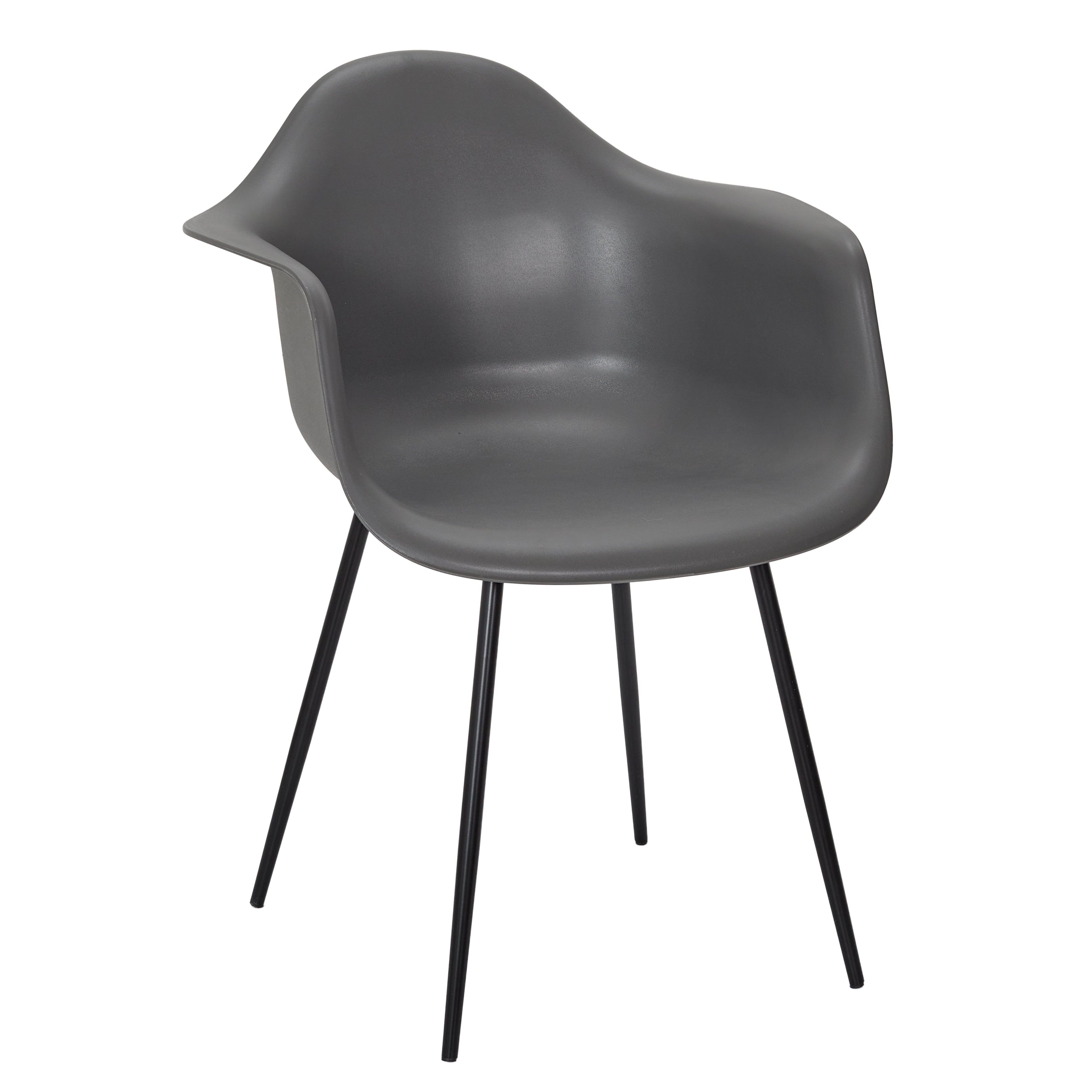 FAUTEUIL GUSTAV GRIS - LOT DE 4