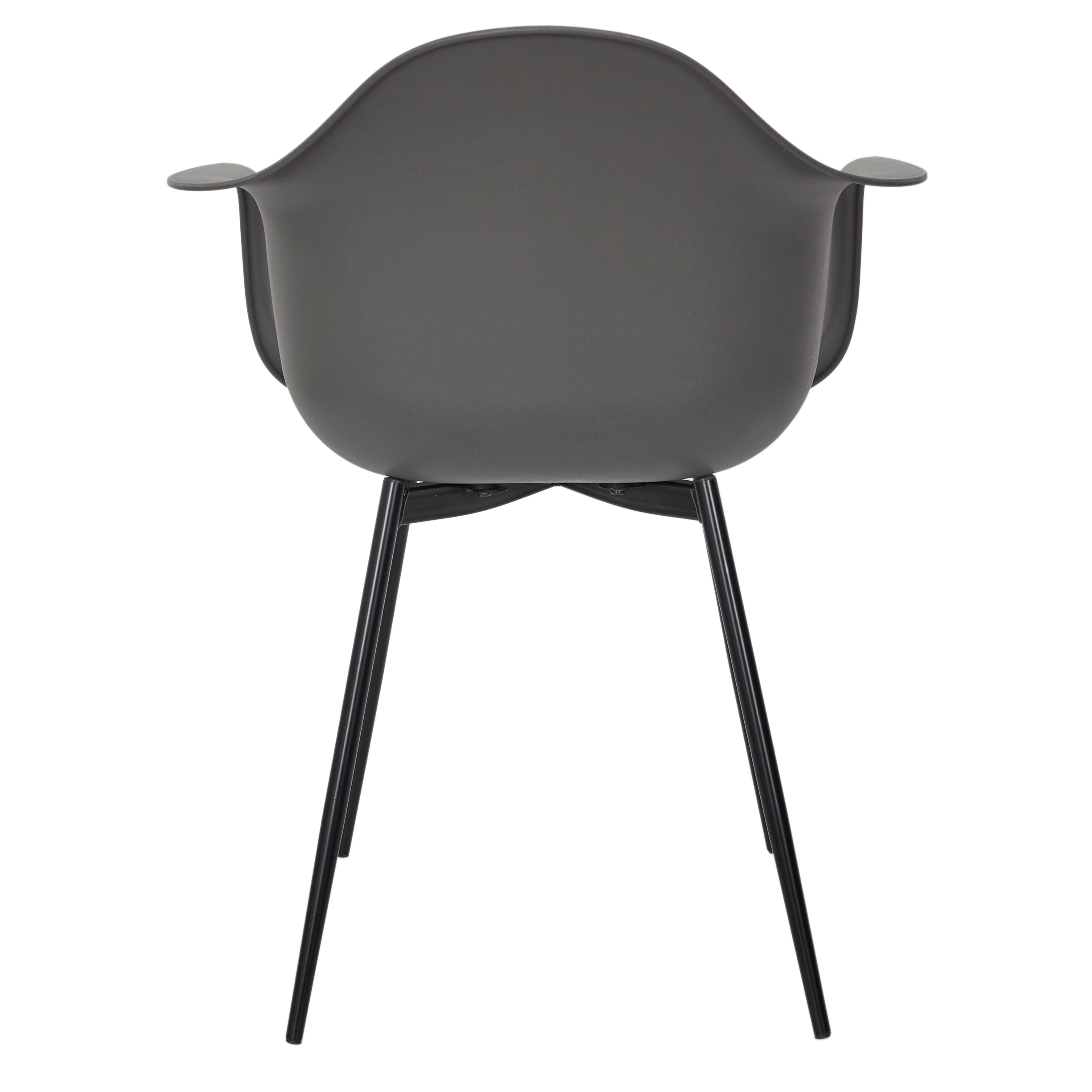 FAUTEUIL GUSTAV GRIS - LOT DE 4
