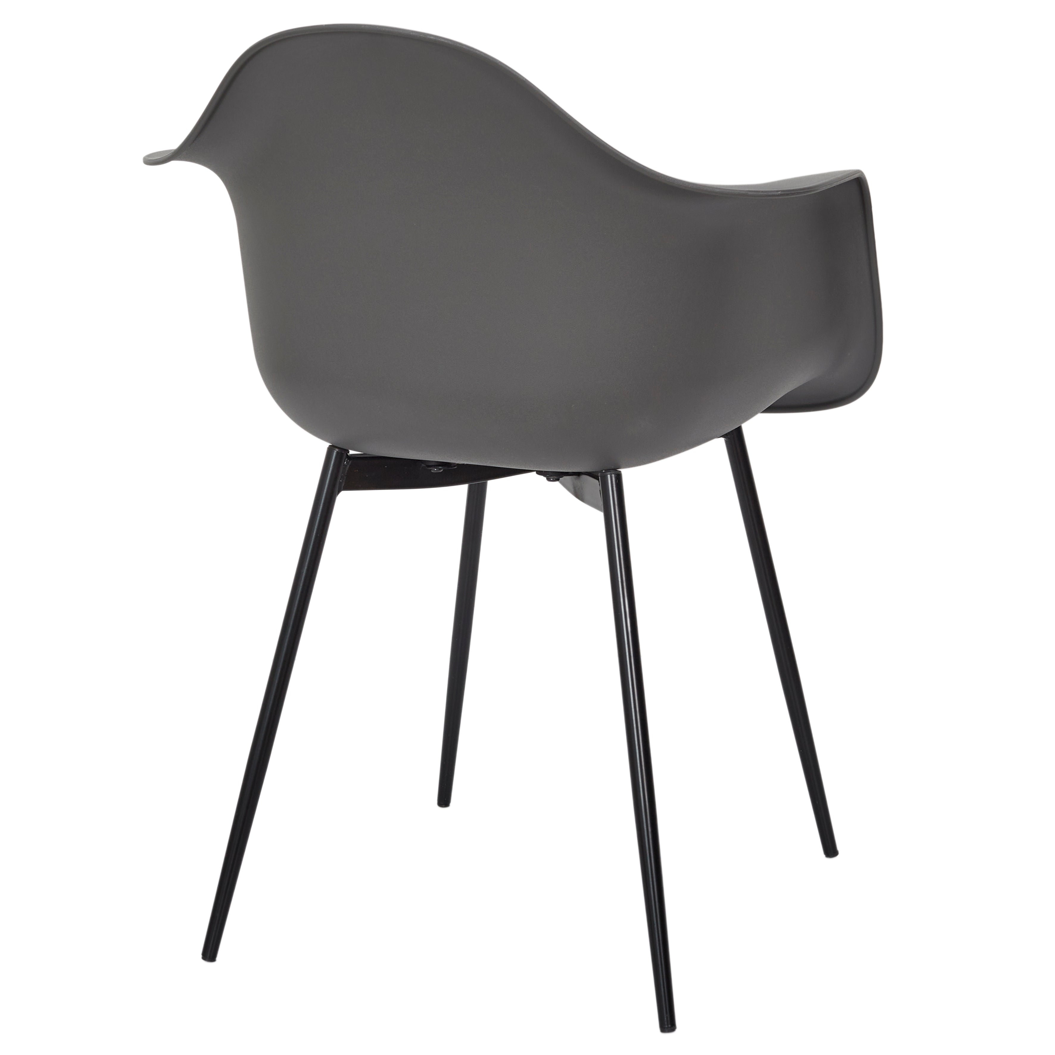 FAUTEUIL GUSTAV GRIS - LOT DE 4