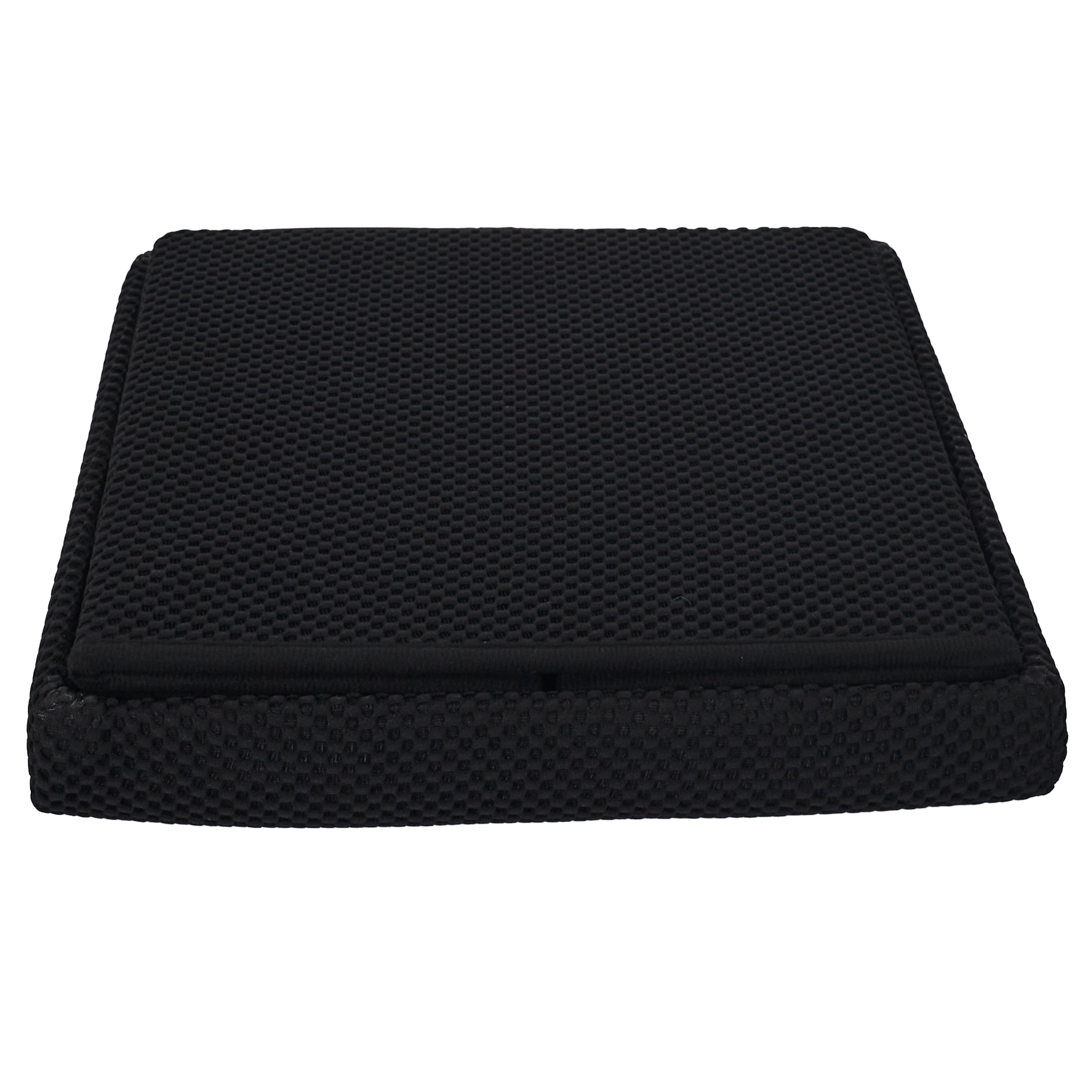 COFFRE POUF PLIABLE ATOME NOIR